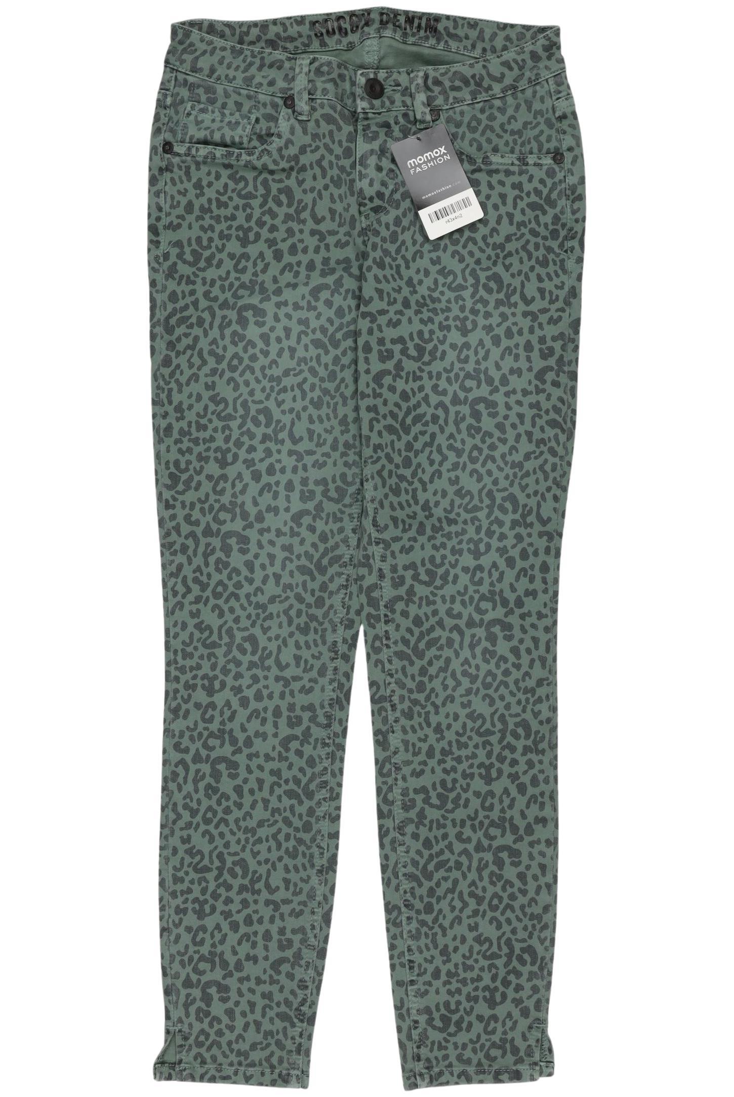 

Soccx Damen Jeans, grün, Gr. 26