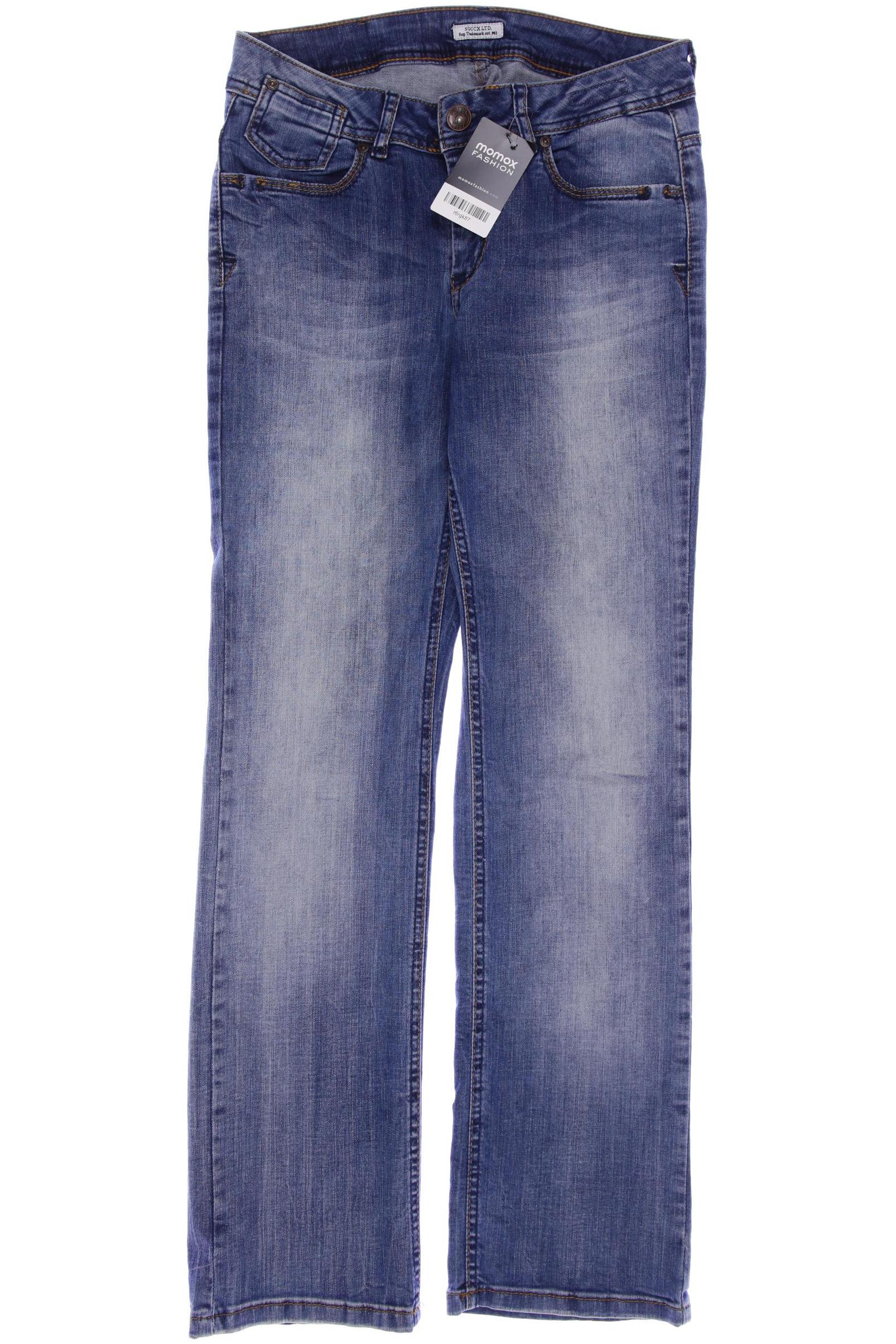 

SOCCX Damen Jeans, blau