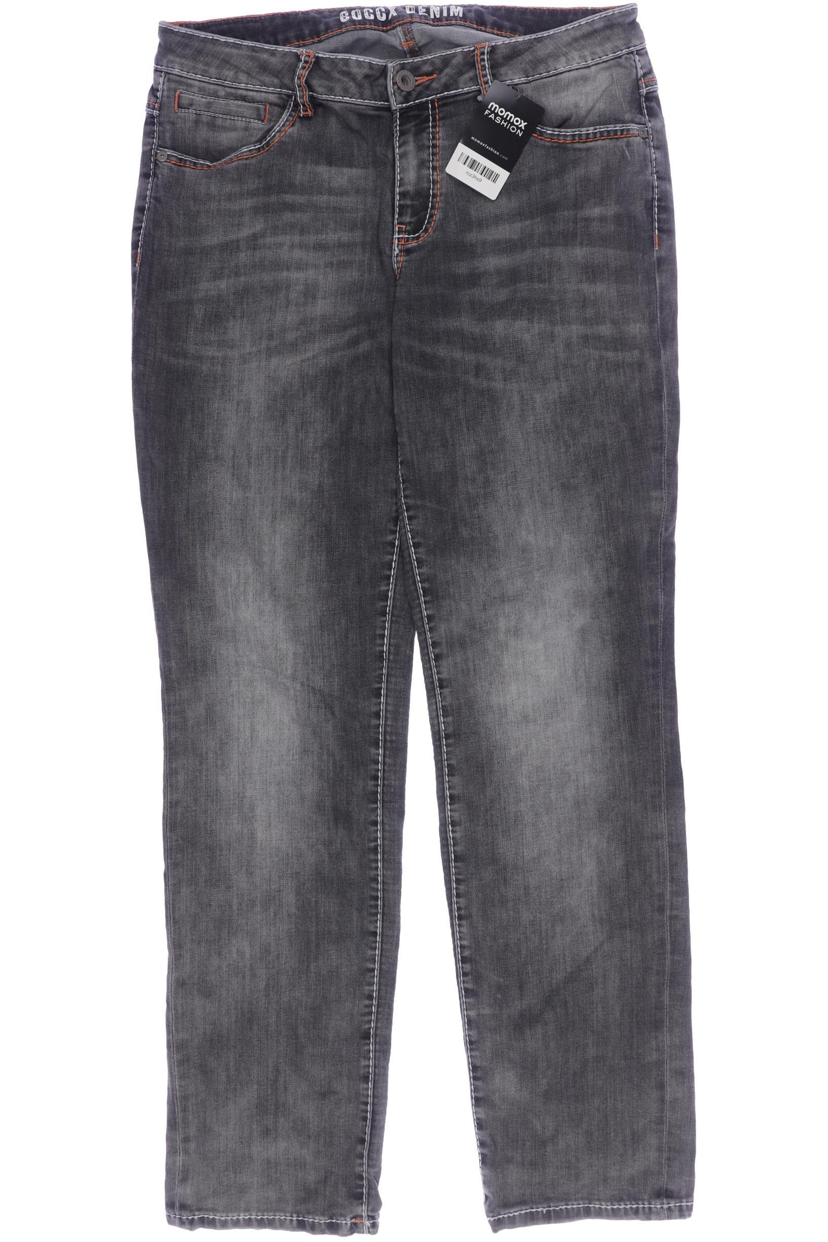 

Soccx Damen Jeans, grau, Gr. 32
