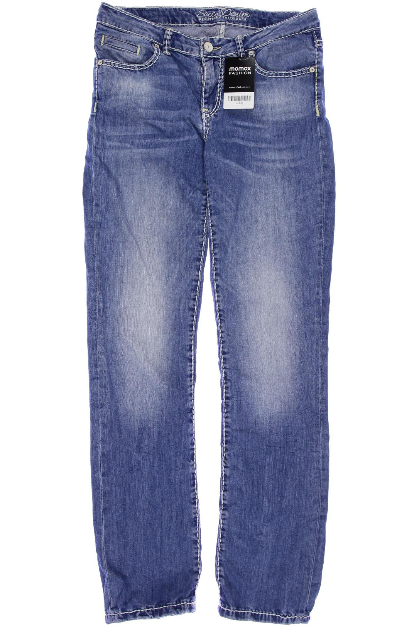 

Soccx Damen Jeans, blau, Gr. 29