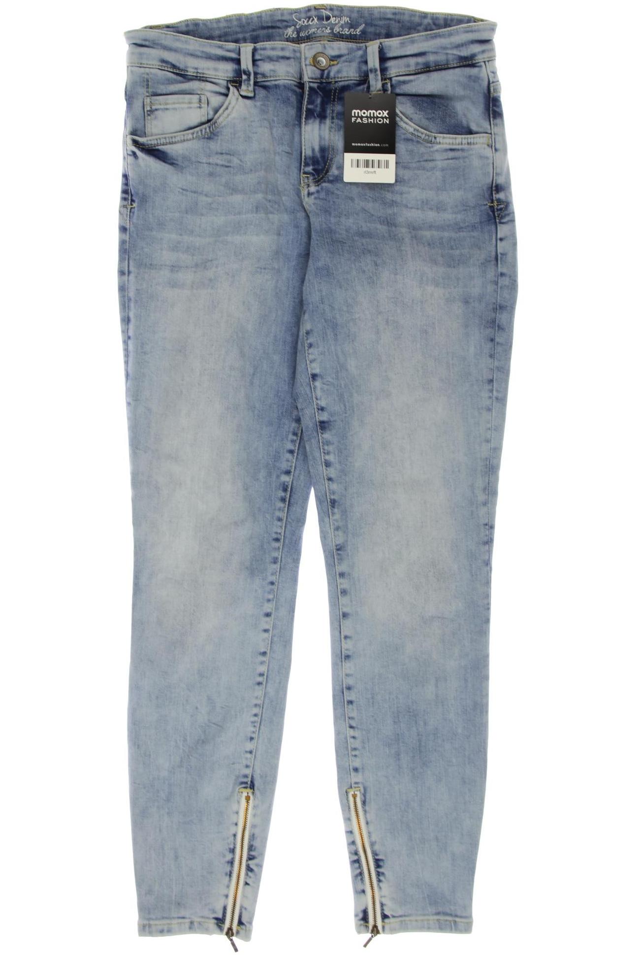 

SOCCX Damen Jeans, hellblau