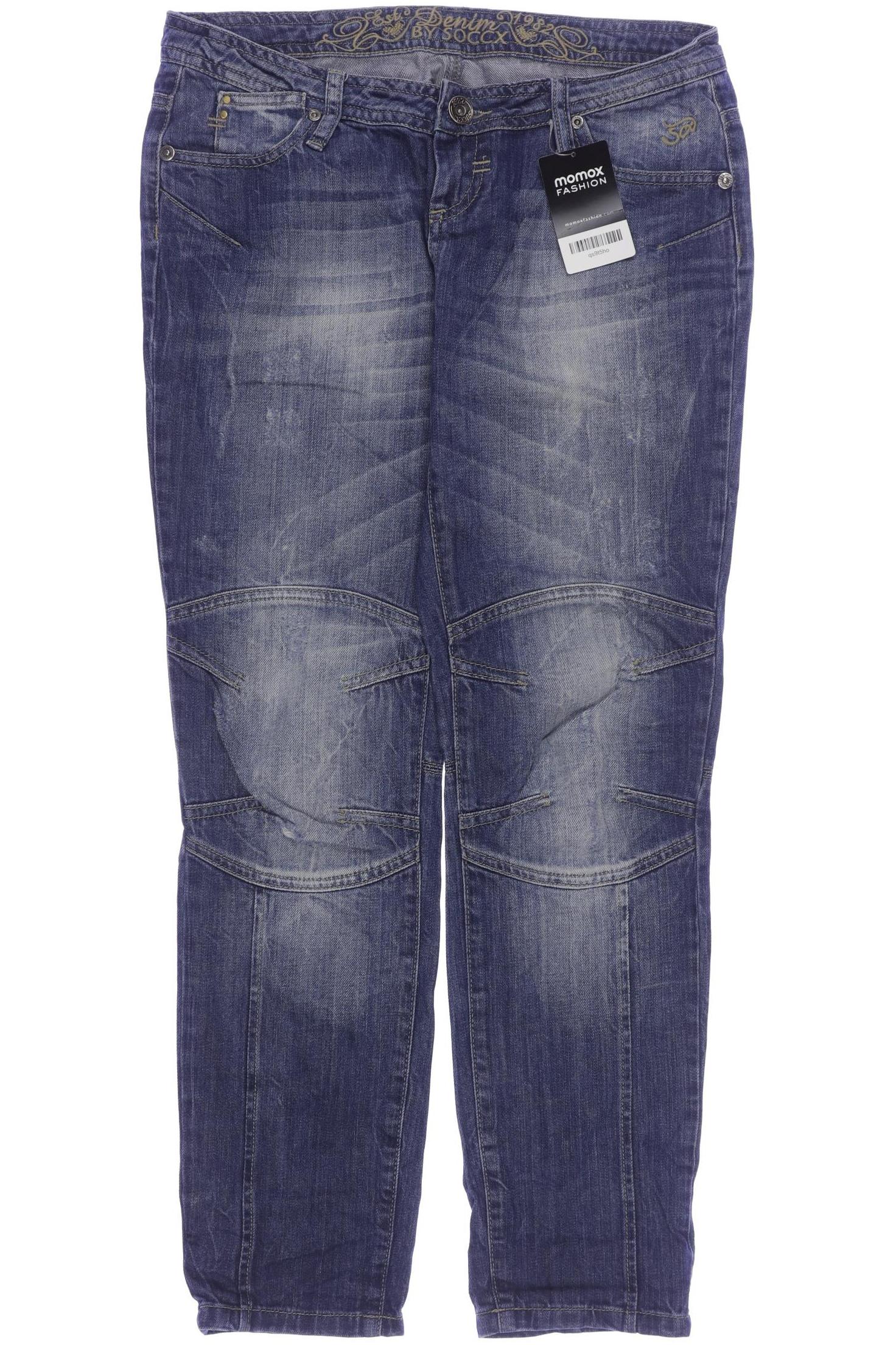 

Soccx Damen Jeans, blau, Gr. 0