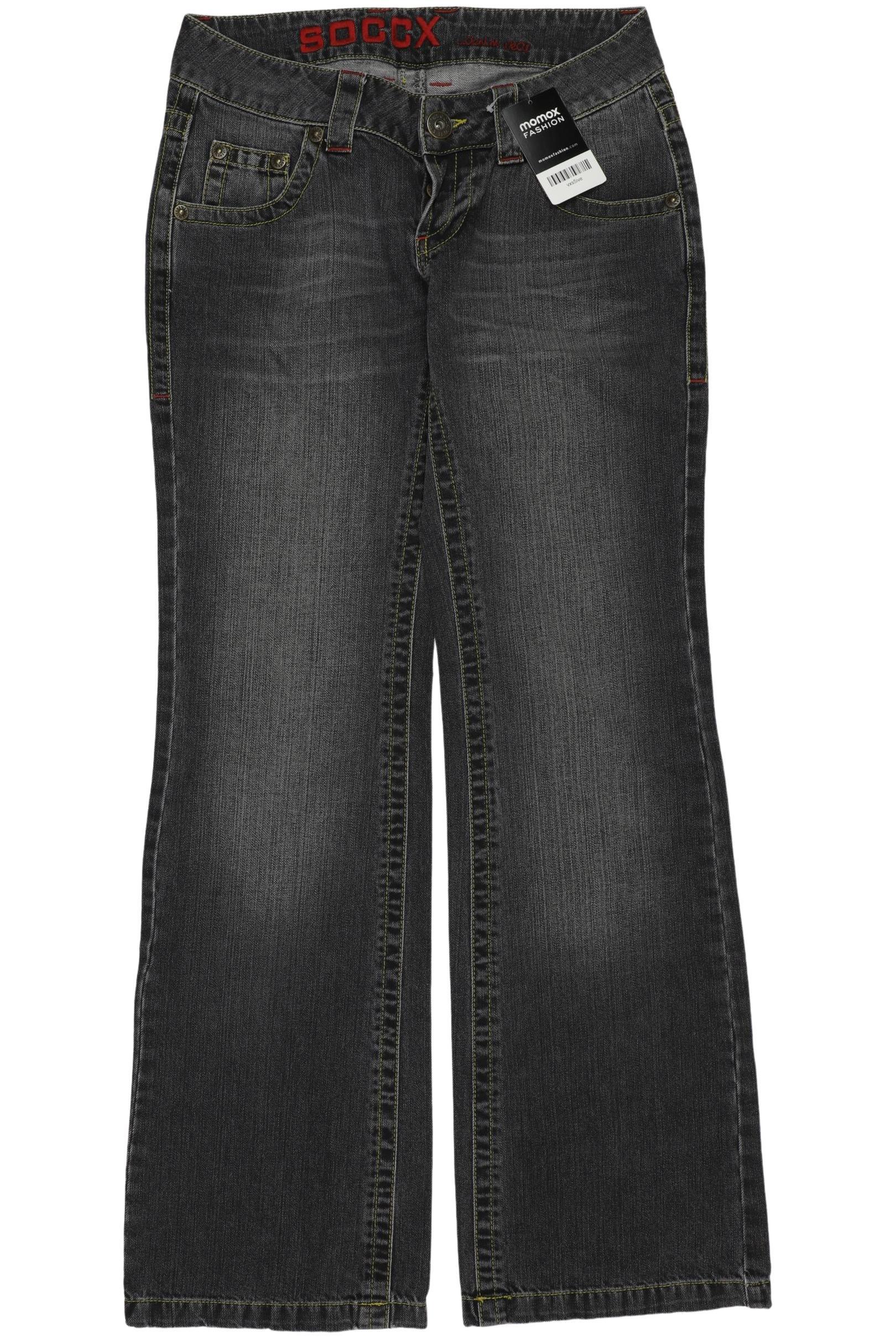 

Soccx Damen Jeans, grau, Gr. 28