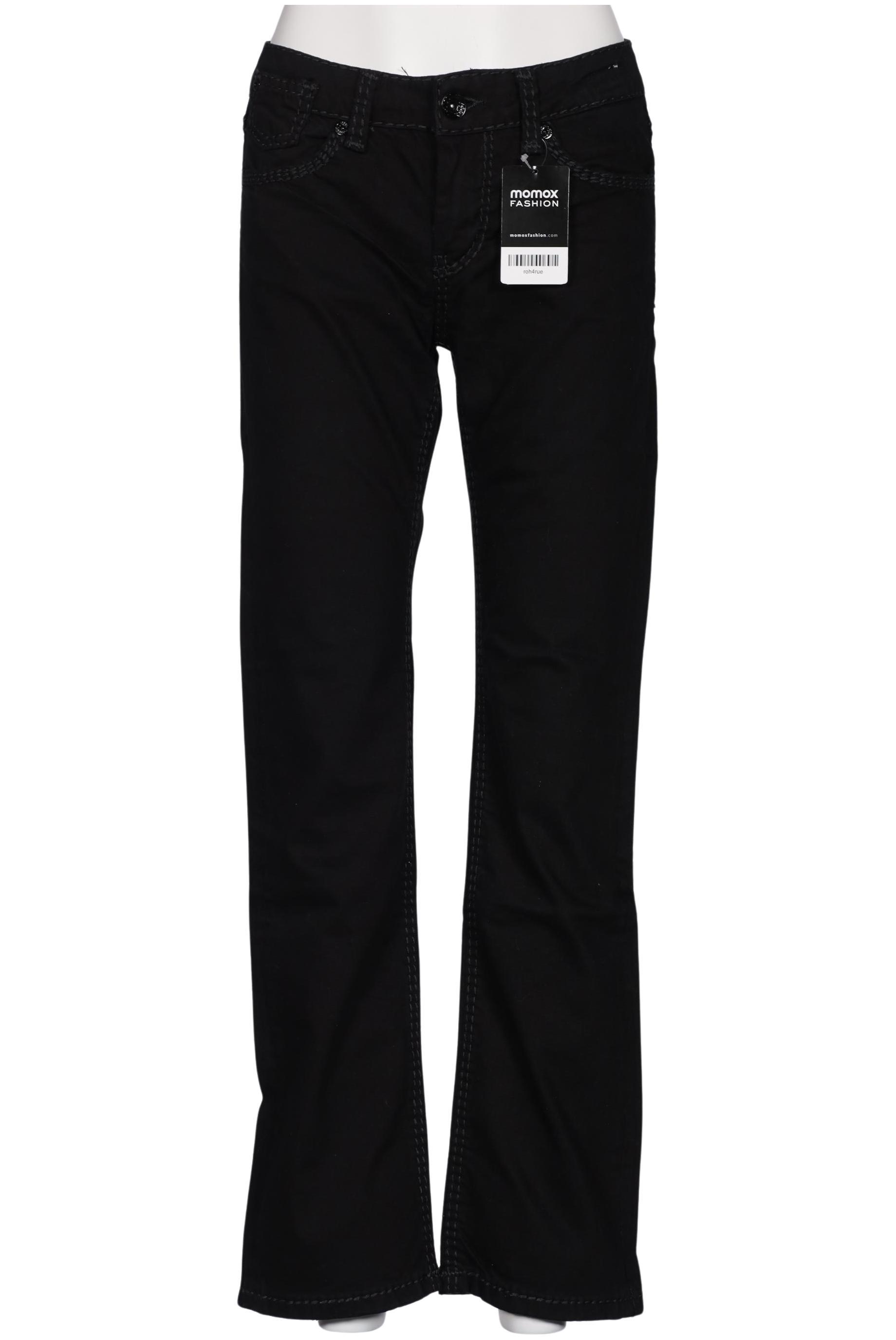 

Soccx Damen Jeans, schwarz, Gr. 28