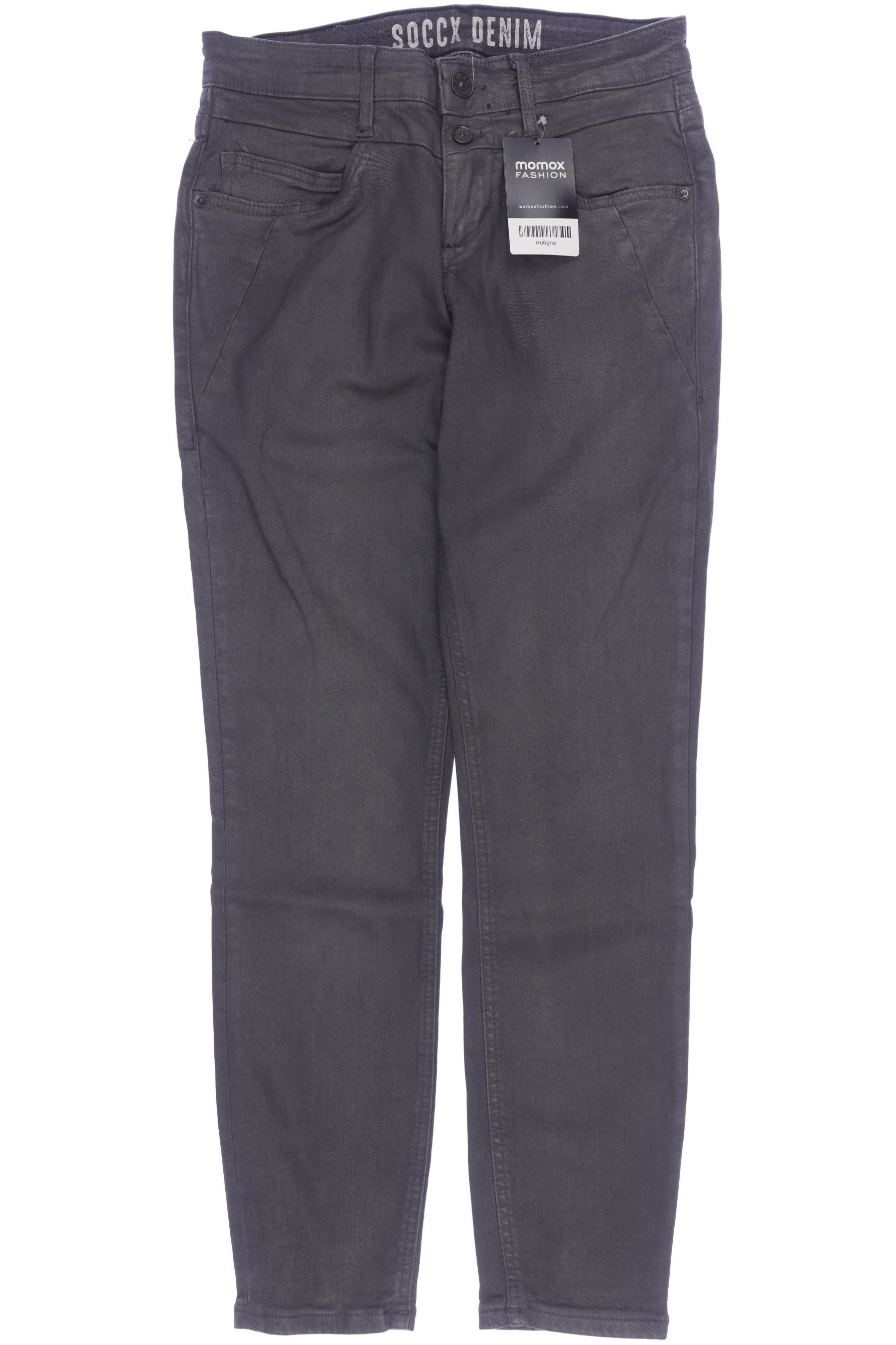 

Soccx Damen Jeans, grau, Gr. 27