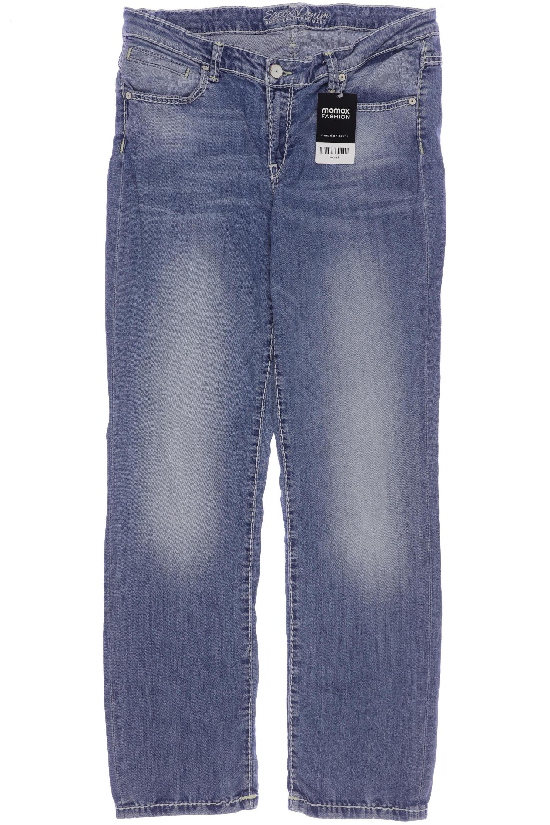 

Soccx Damen Jeans, blau, Gr. 33
