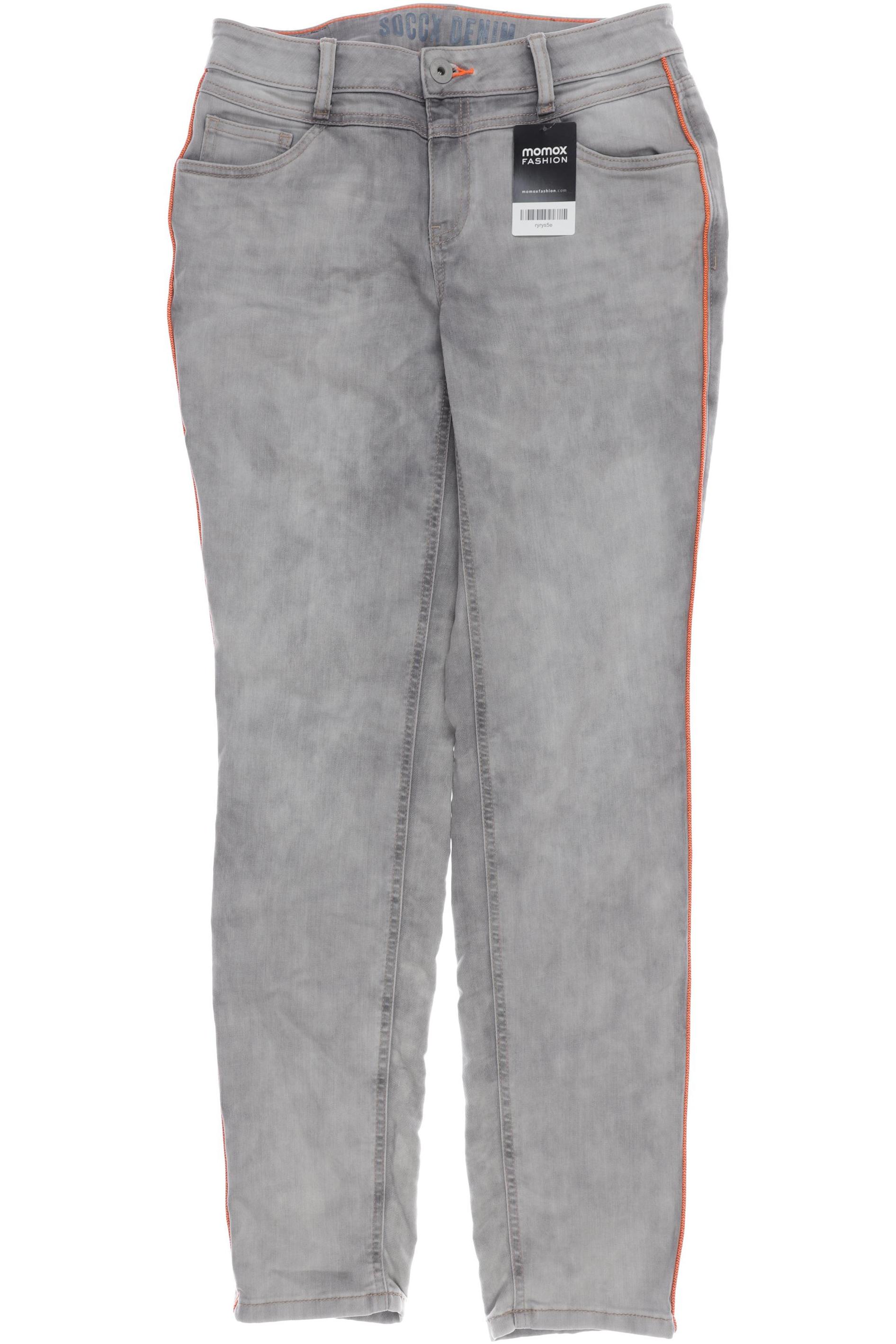 

Soccx Damen Jeans, grau, Gr. 29