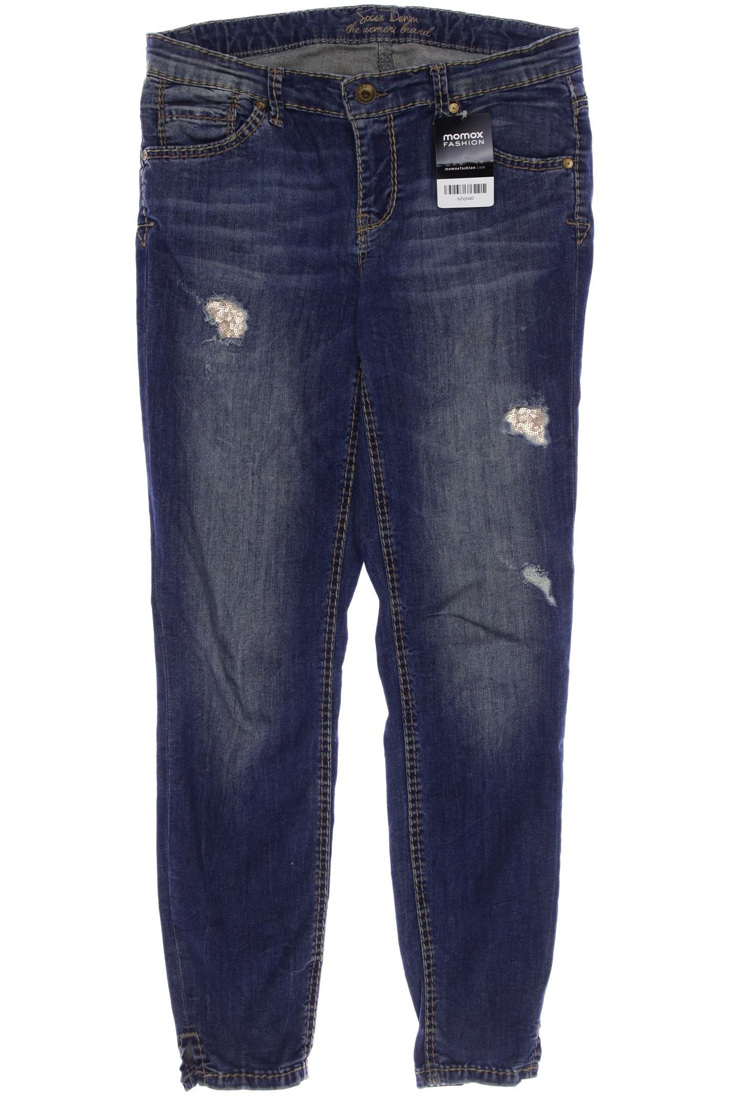 

Soccx Damen Jeans, blau, Gr. 31