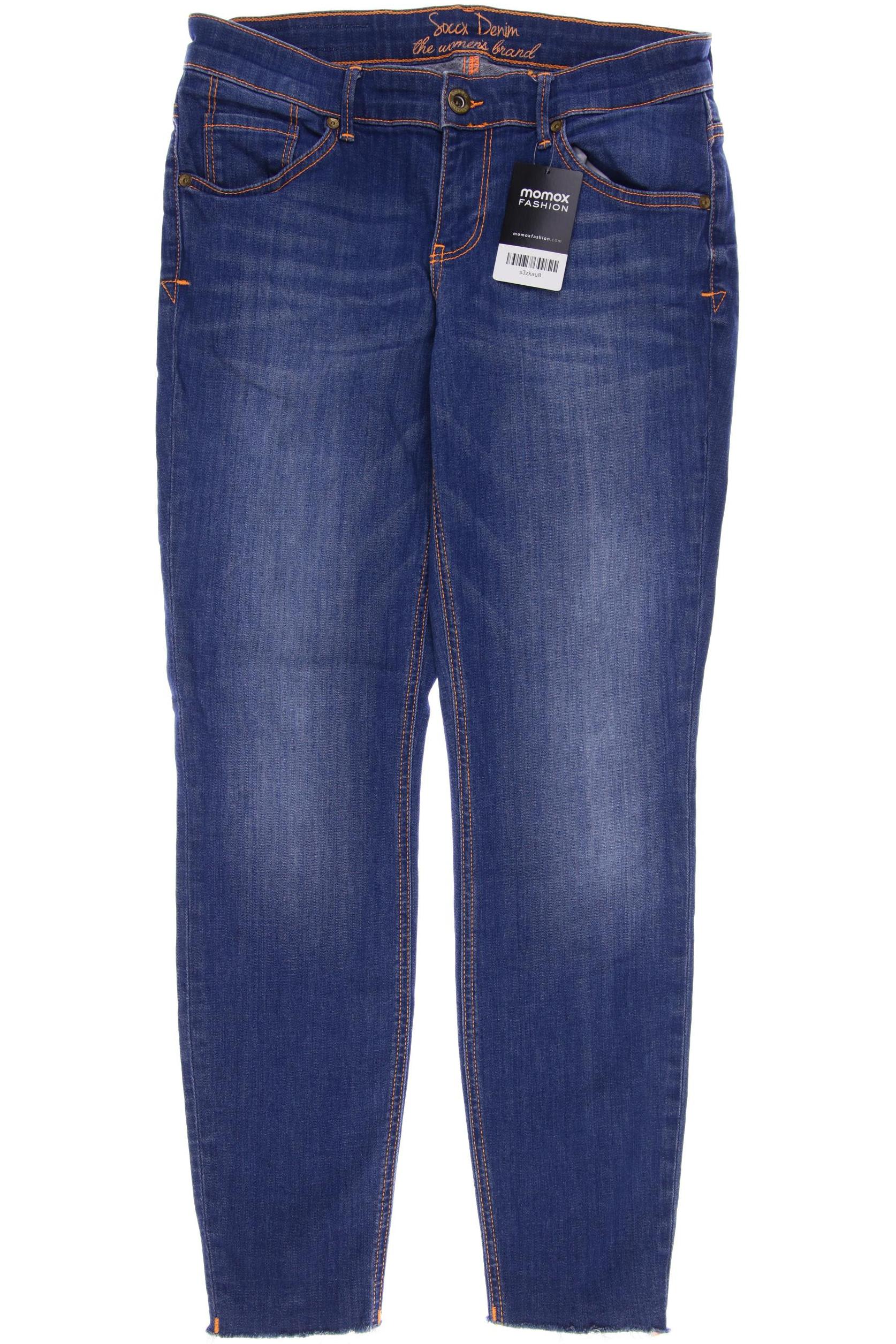 

SOCCX Damen Jeans, blau