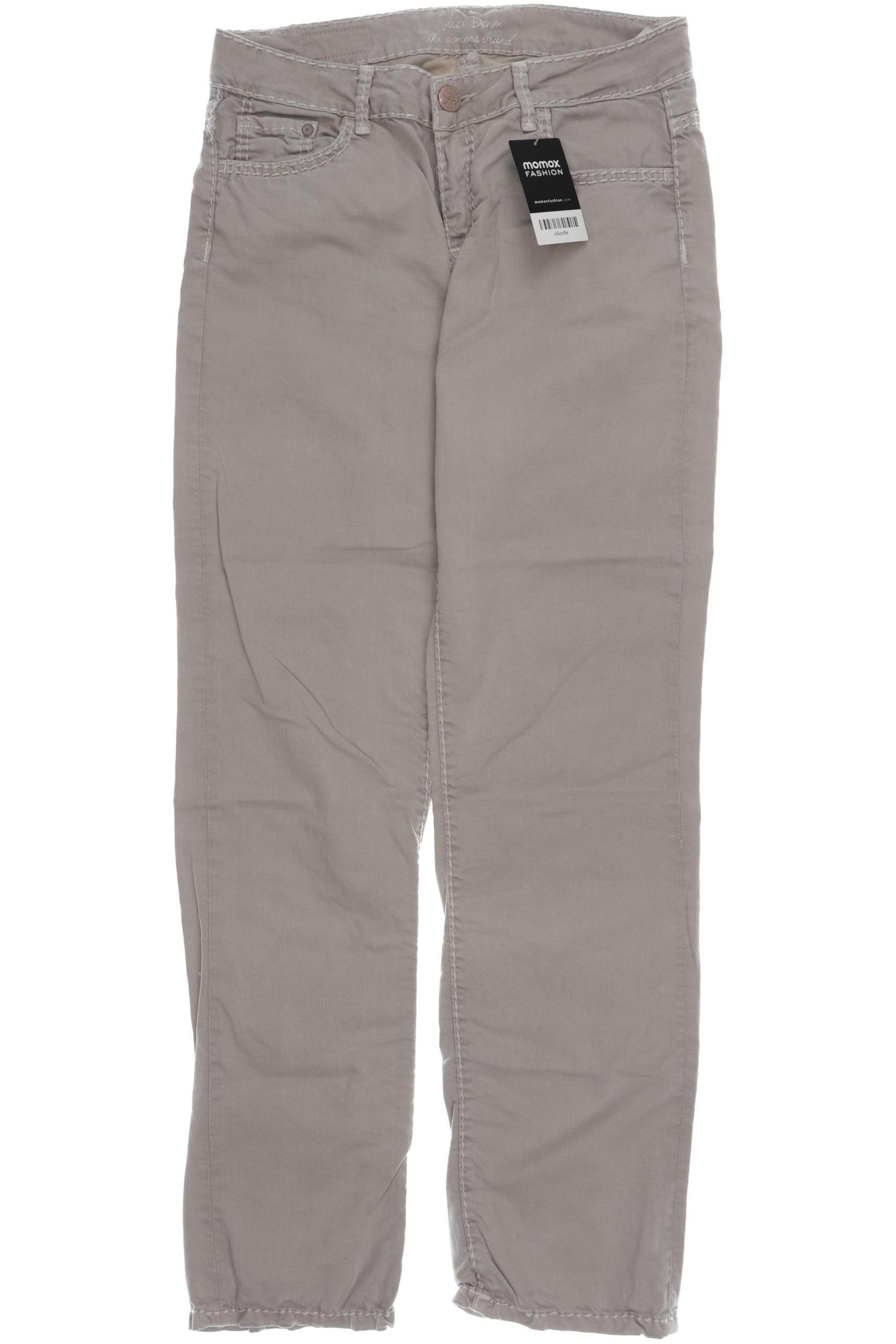 

SOCCX Damen Jeans, beige