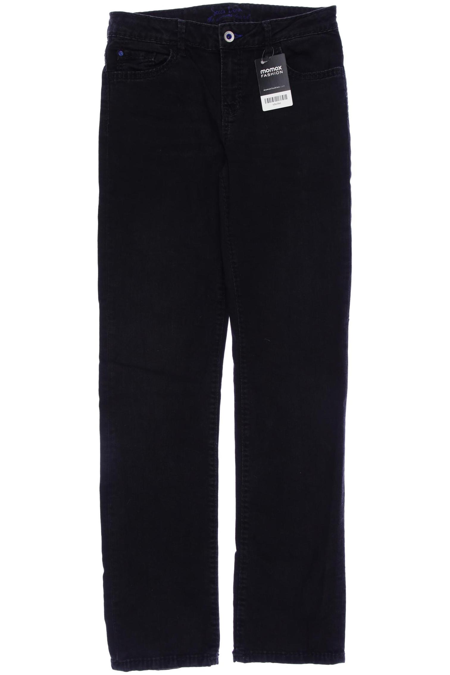 

SOCCX Damen Jeans, schwarz