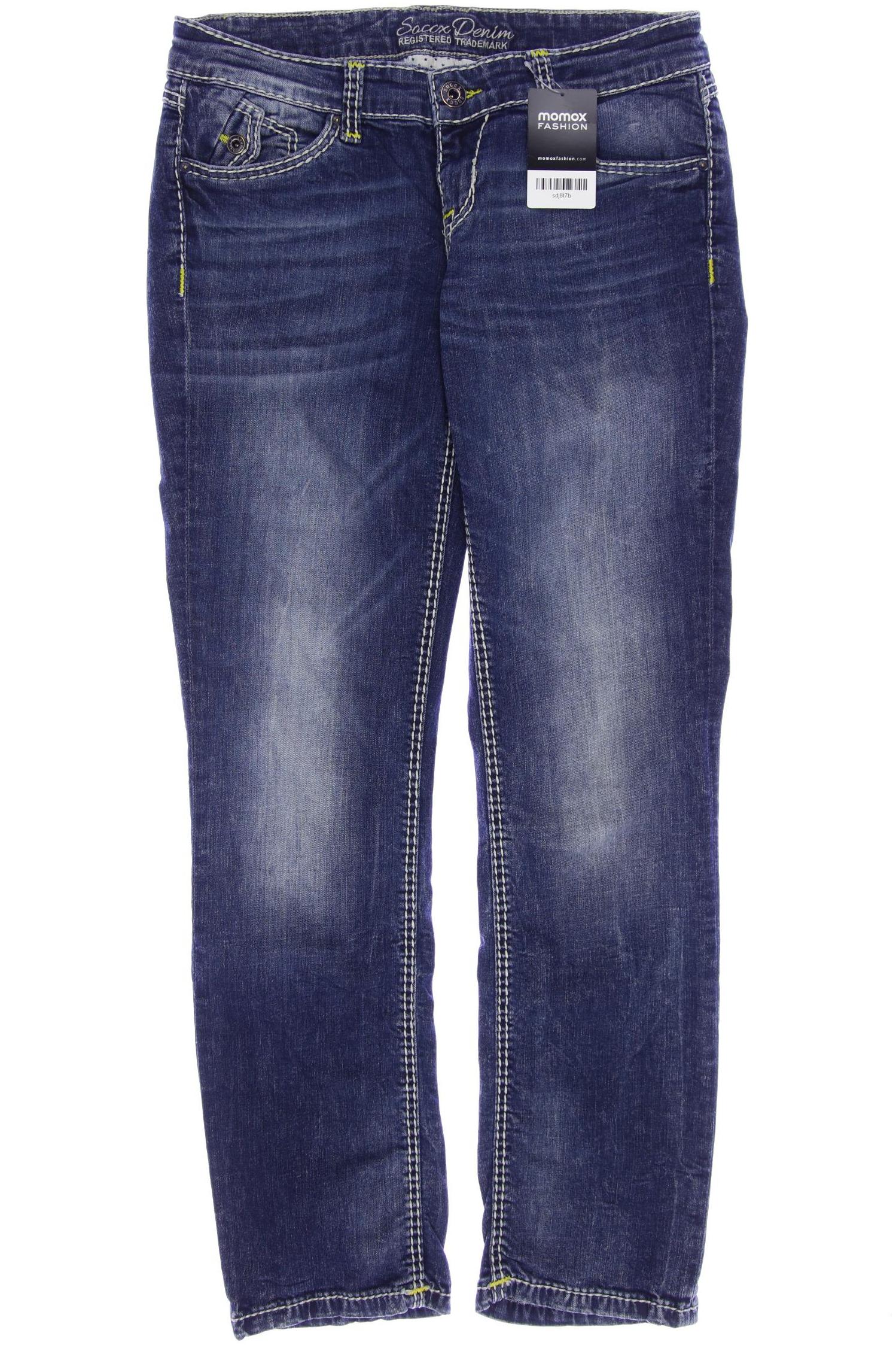 

SOCCX Damen Jeans, blau