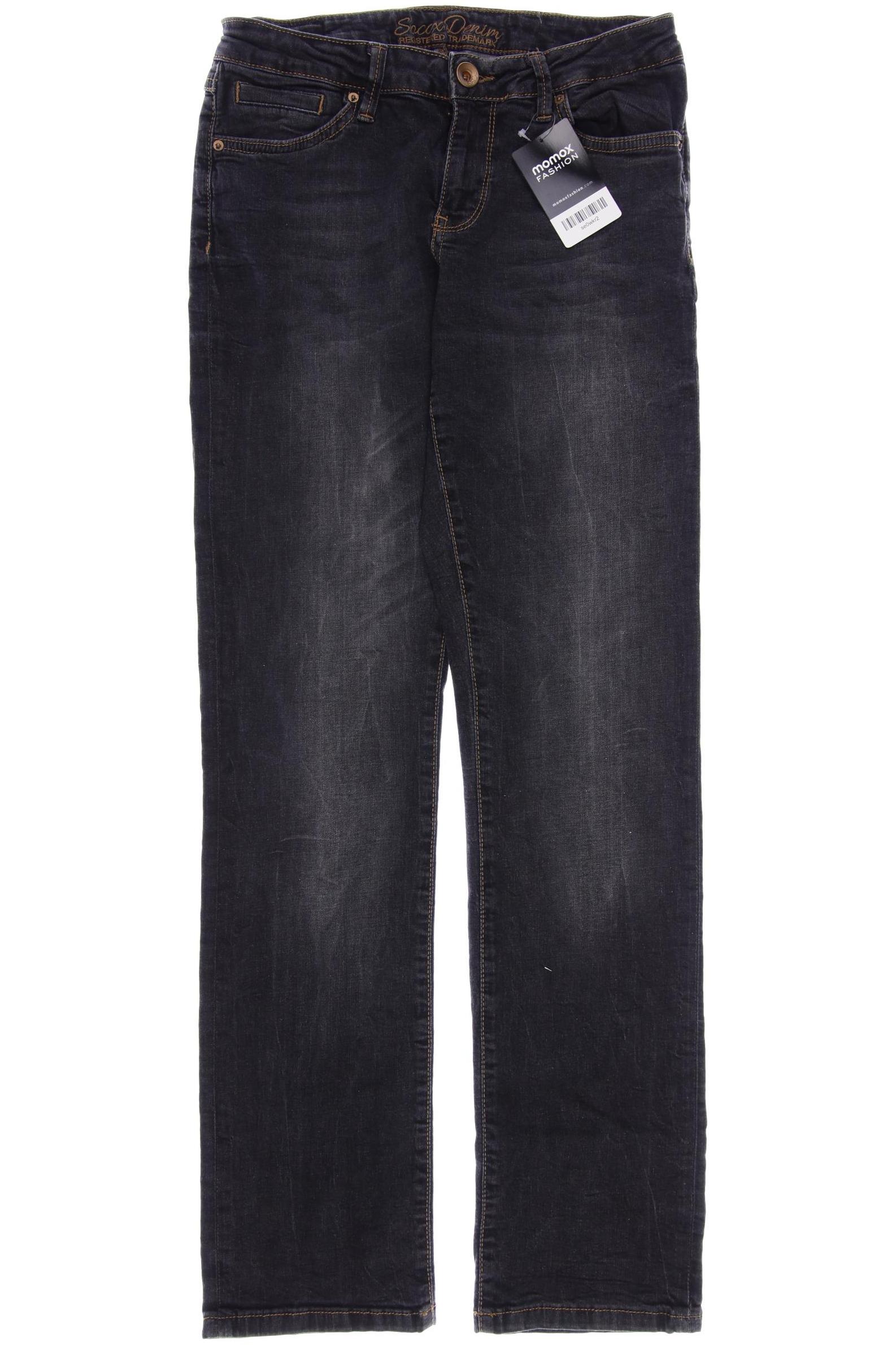 

SOCCX Damen Jeans, grau