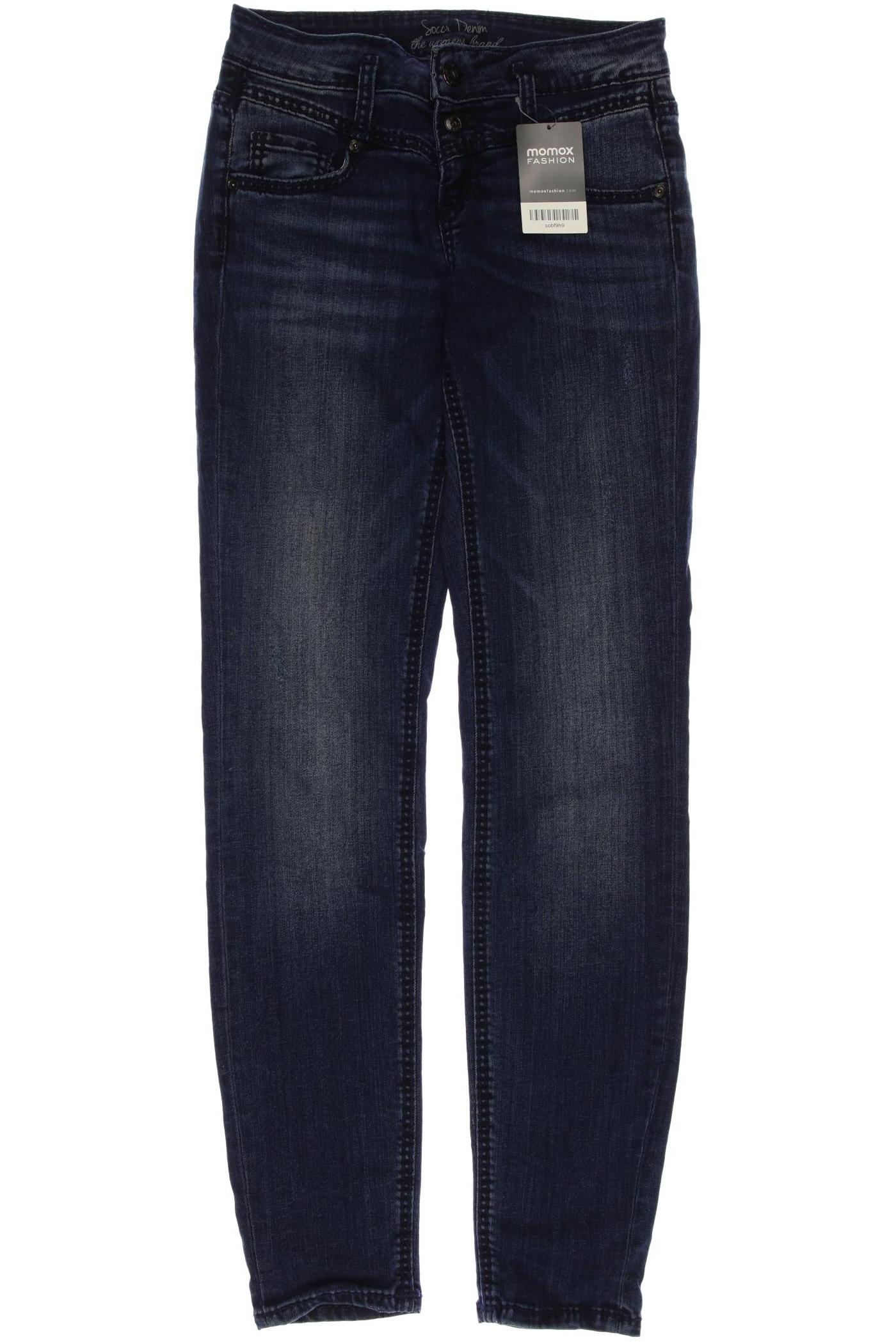 

SOCCX Damen Jeans, marineblau