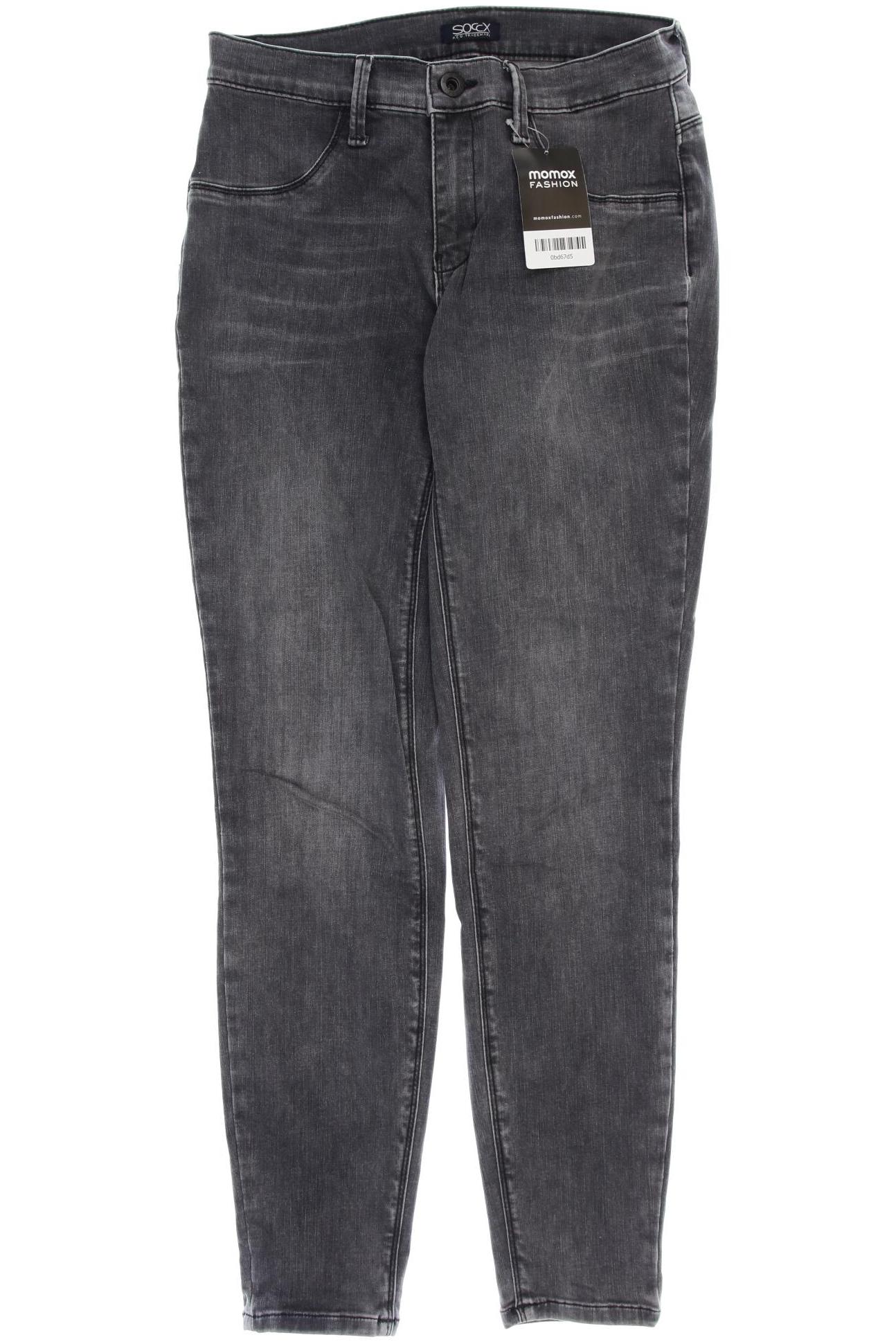

Soccx Damen Jeans, grau, Gr. 28
