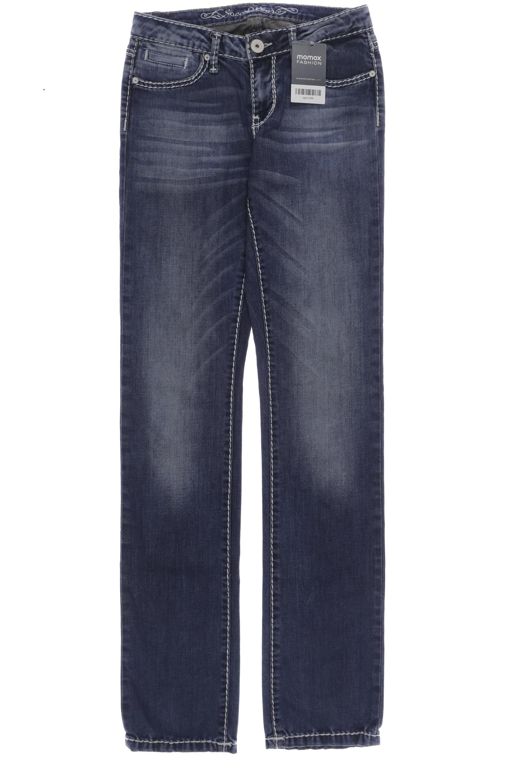 

SOCCX Damen Jeans, blau
