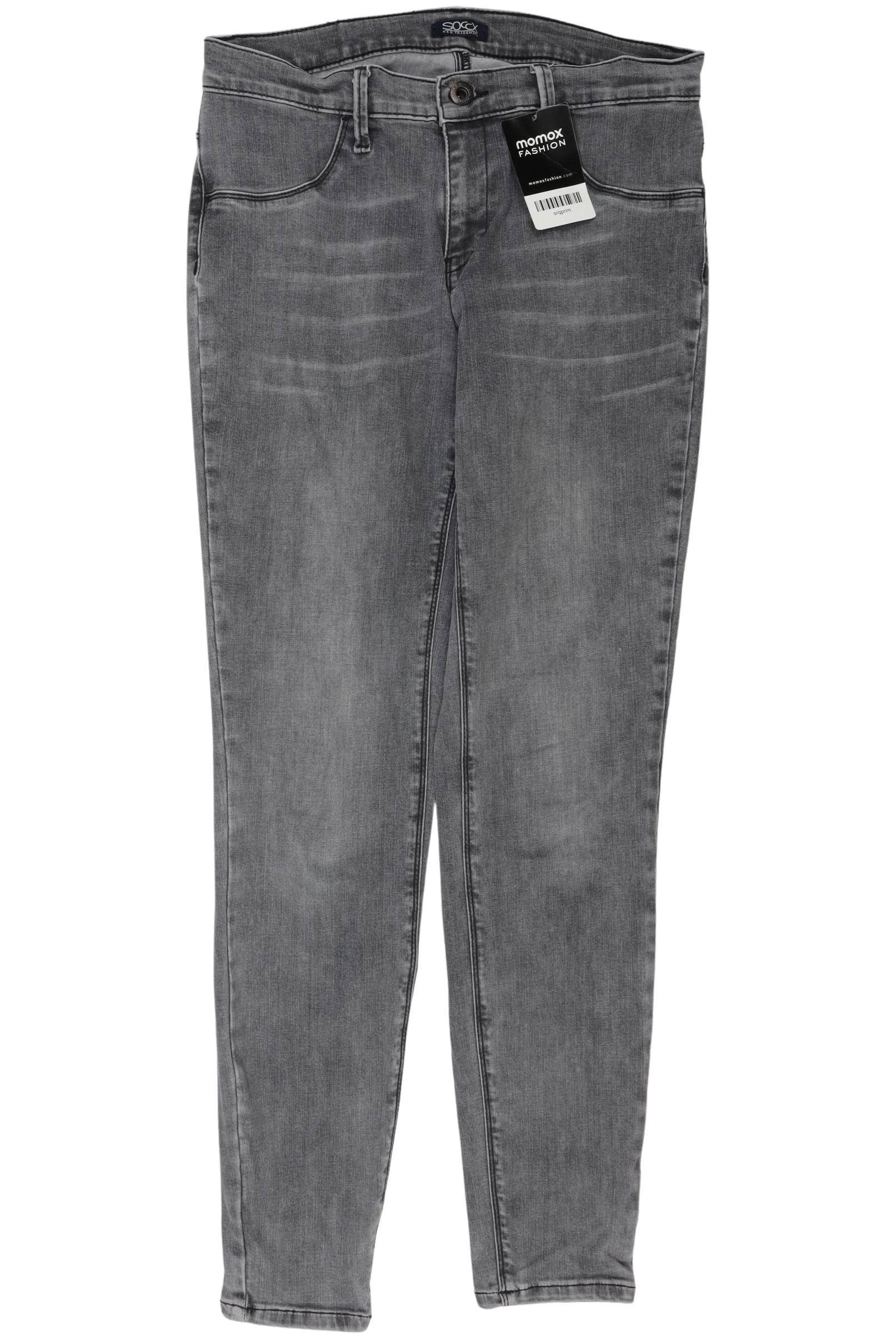 

Soccx Damen Jeans, grau, Gr. 29