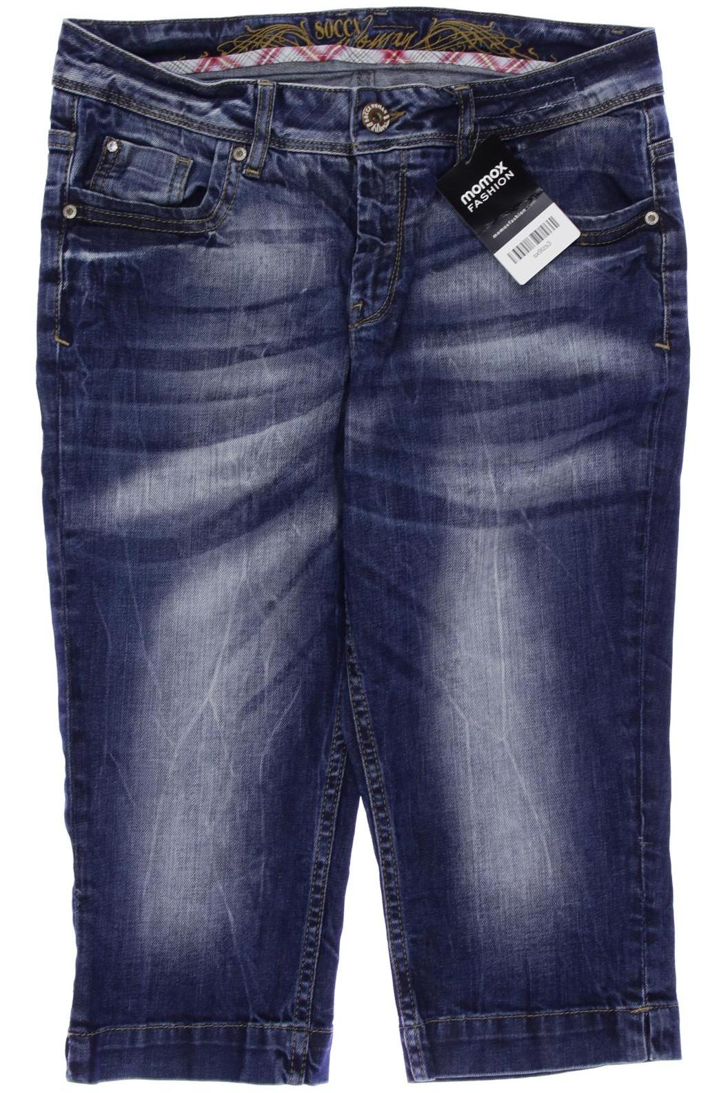 

Soccx Damen Jeans, blau, Gr. 38