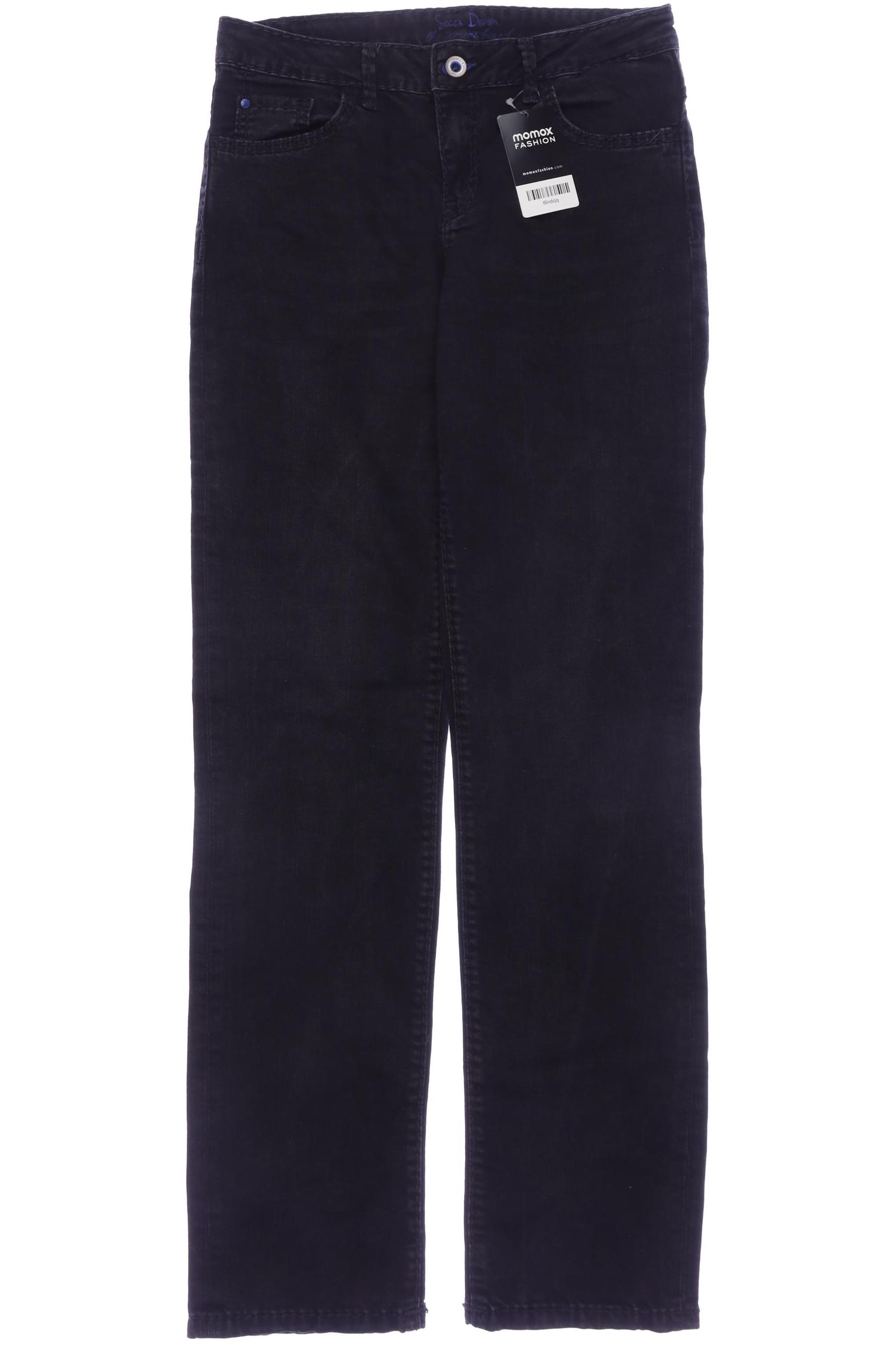 

Soccx Damen Jeans, schwarz, Gr. 28