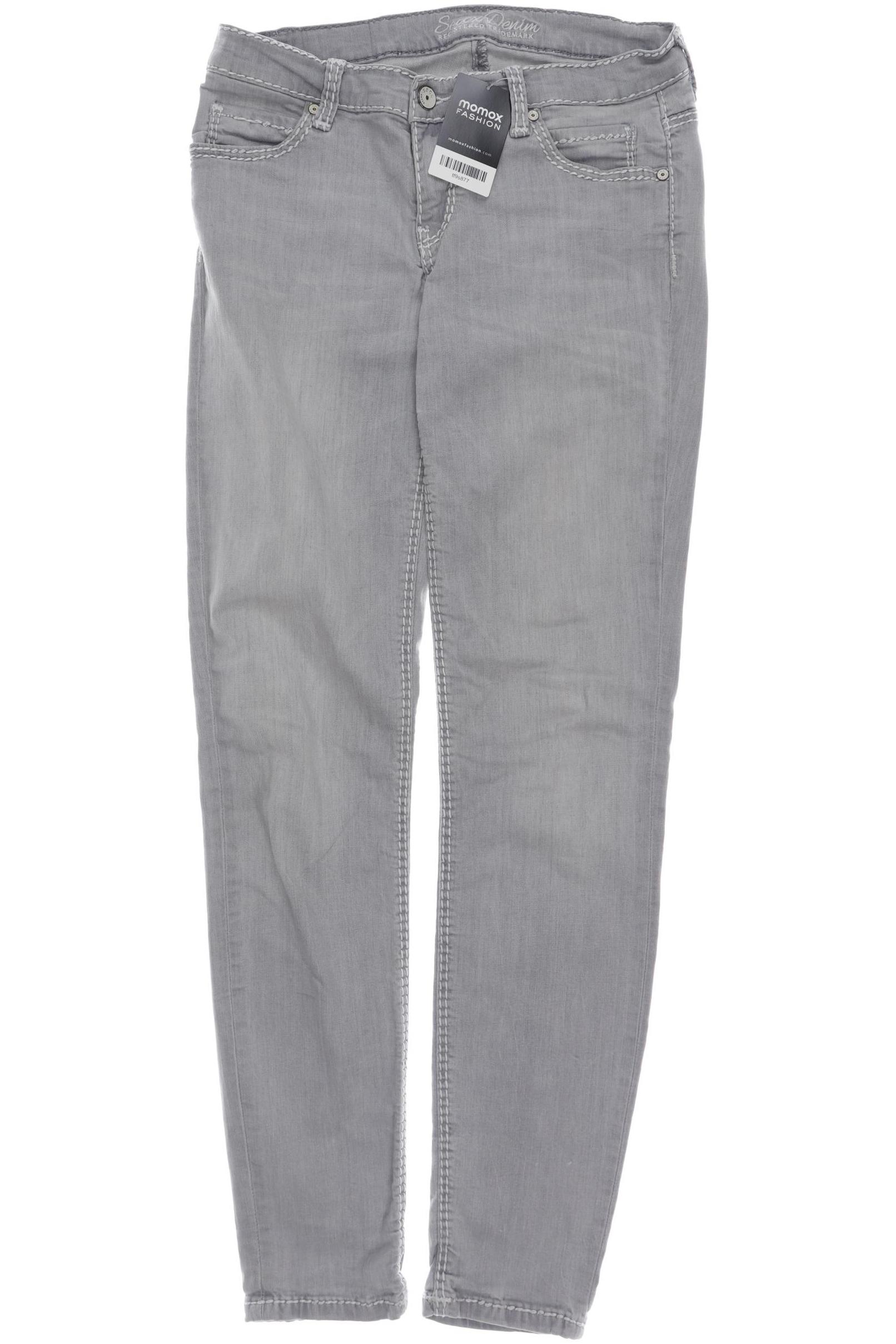 

SOCCX Damen Jeans, grau