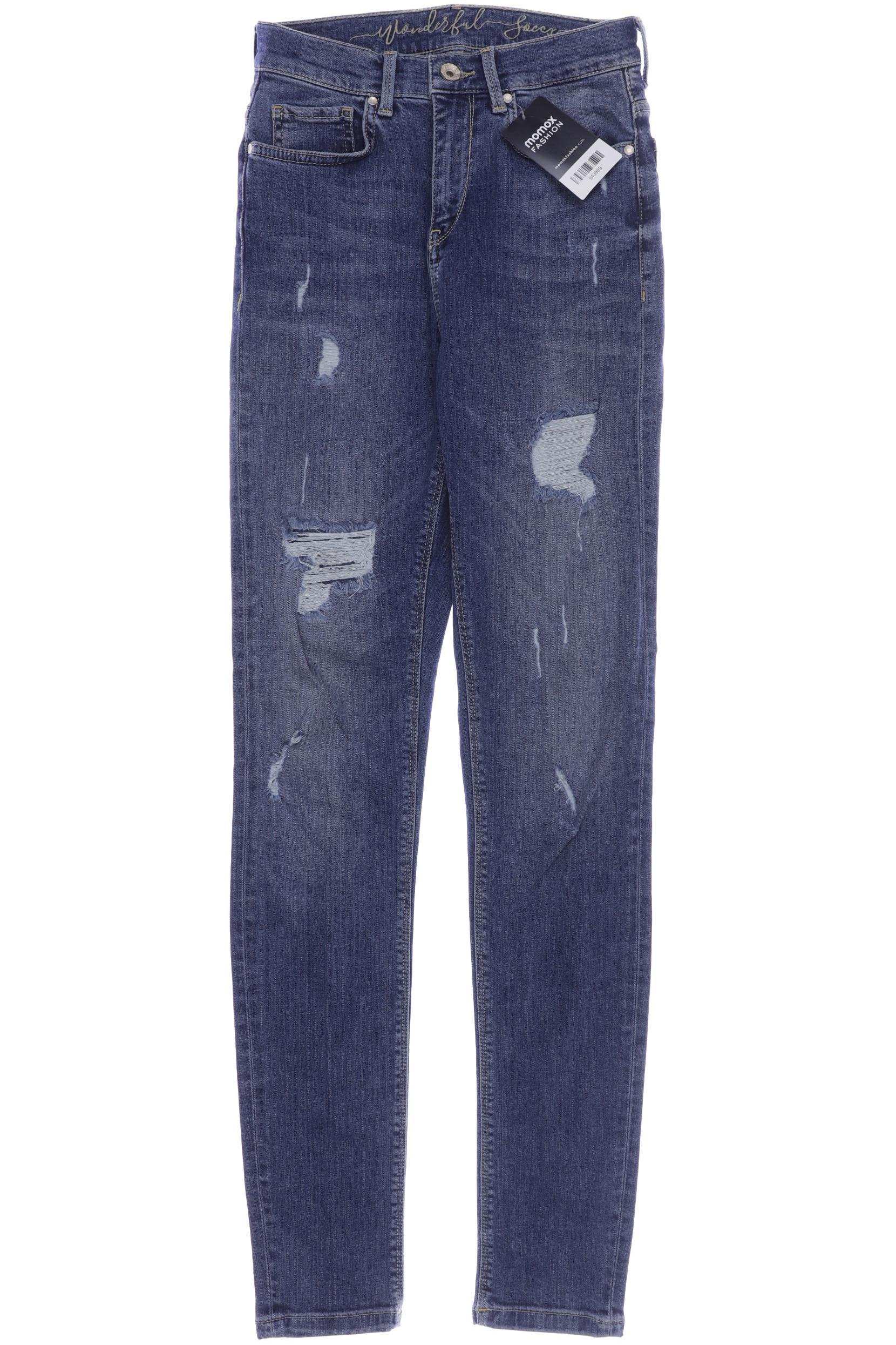 

SOCCX Damen Jeans, blau