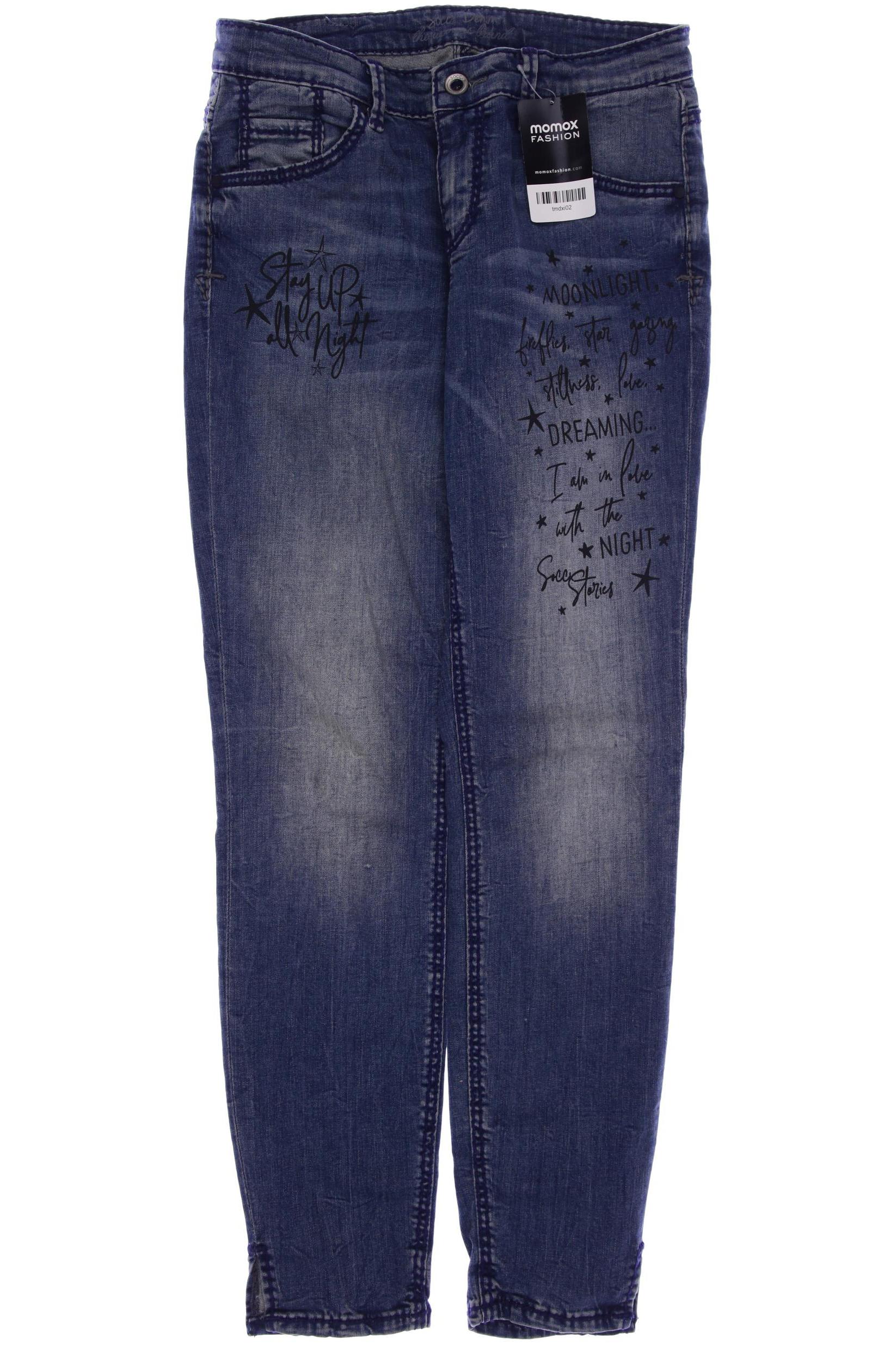 

SOCCX Damen Jeans, blau