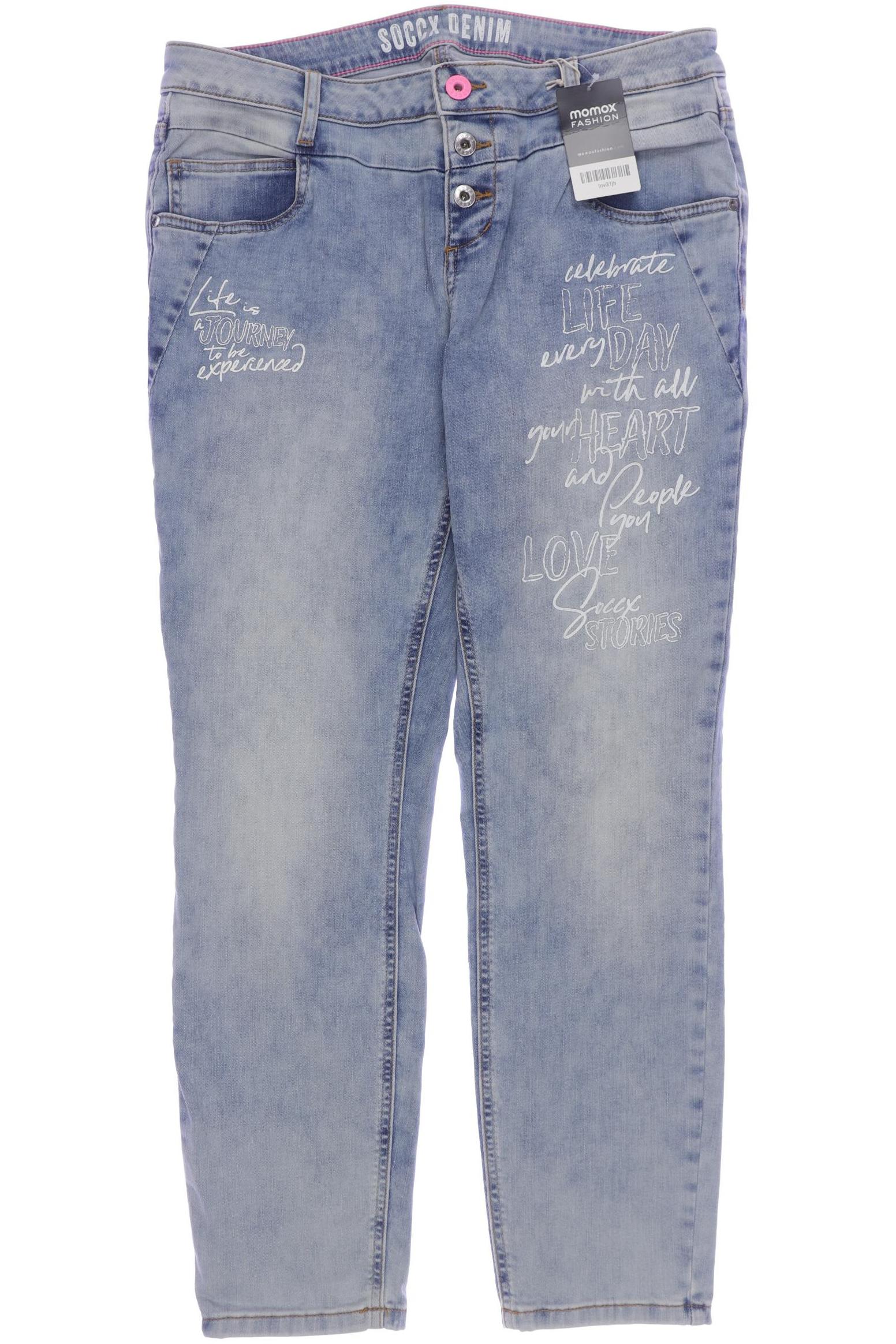 

Soccx Damen Jeans, hellblau, Gr. 33