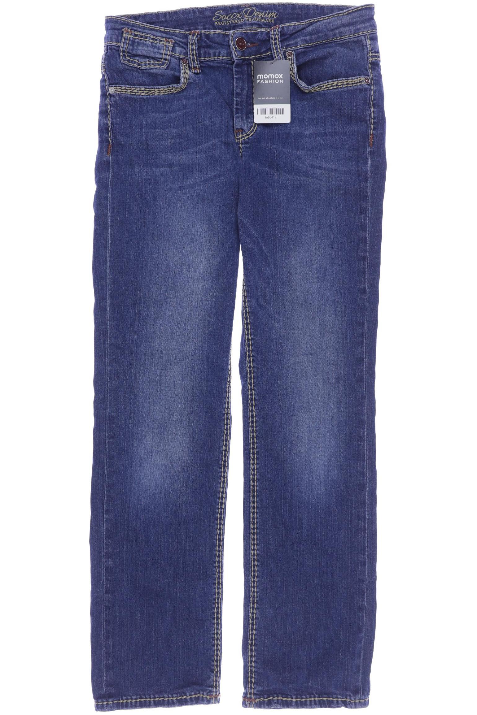 

SOCCX Damen Jeans, blau