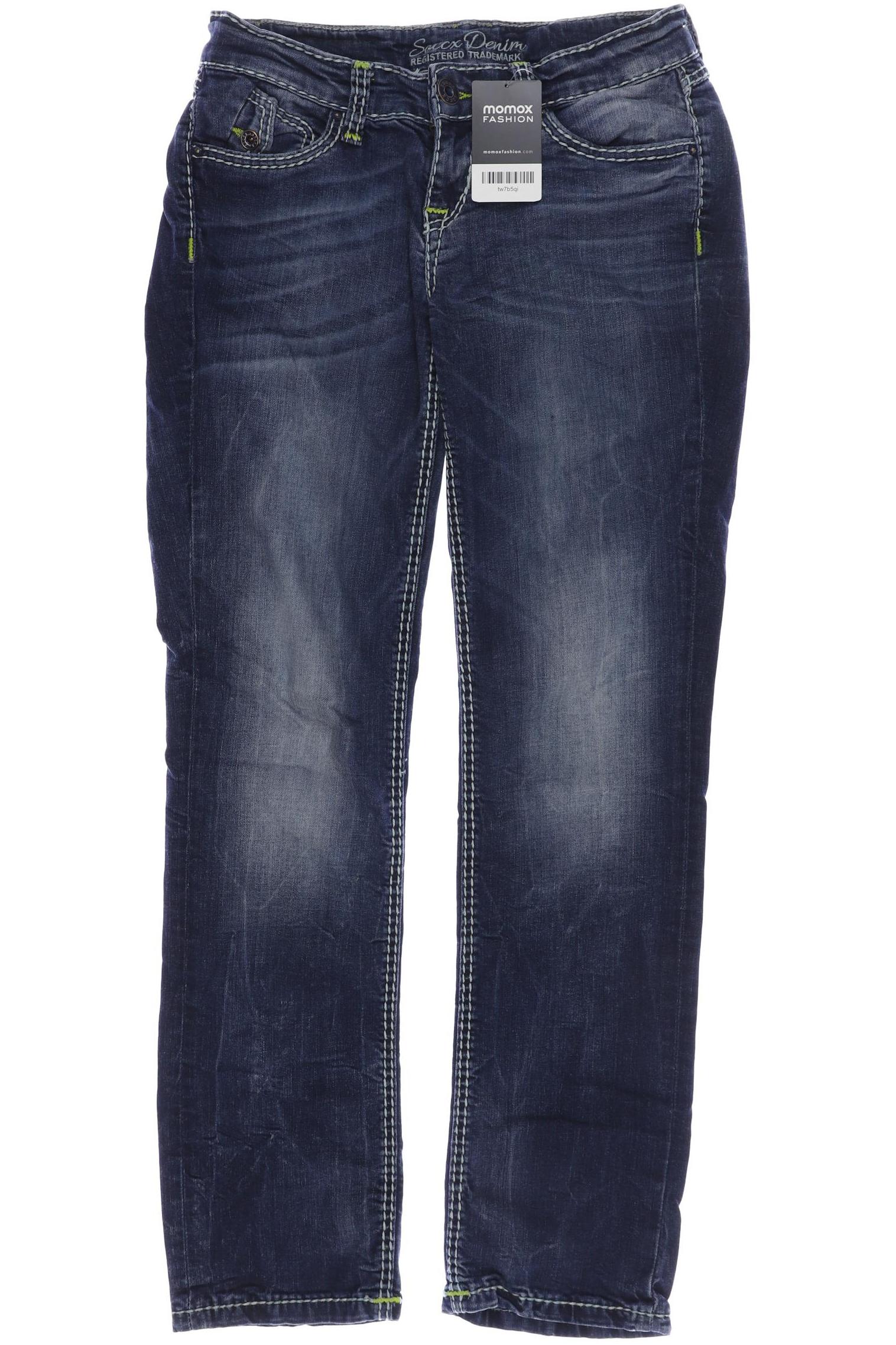 

SOCCX Damen Jeans, marineblau