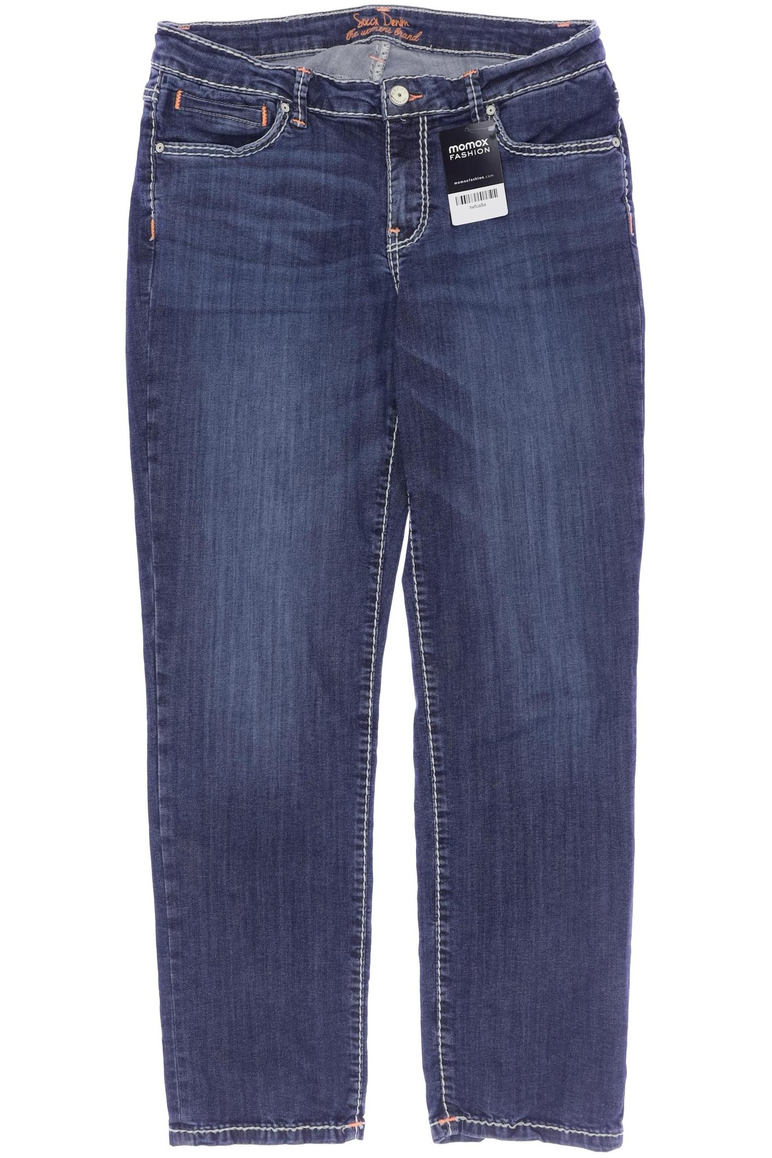 Thumbnail - Soccx Damen Jeans, blau, Gr. 32