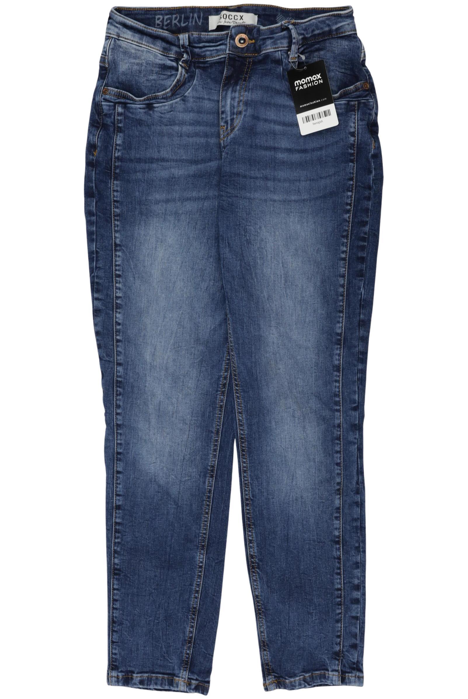 

Soccx Damen Jeans, blau, Gr. 28