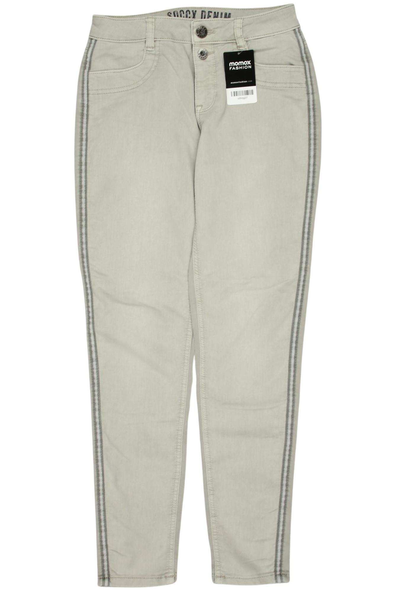 

Soccx Damen Jeans, grau, Gr. 26
