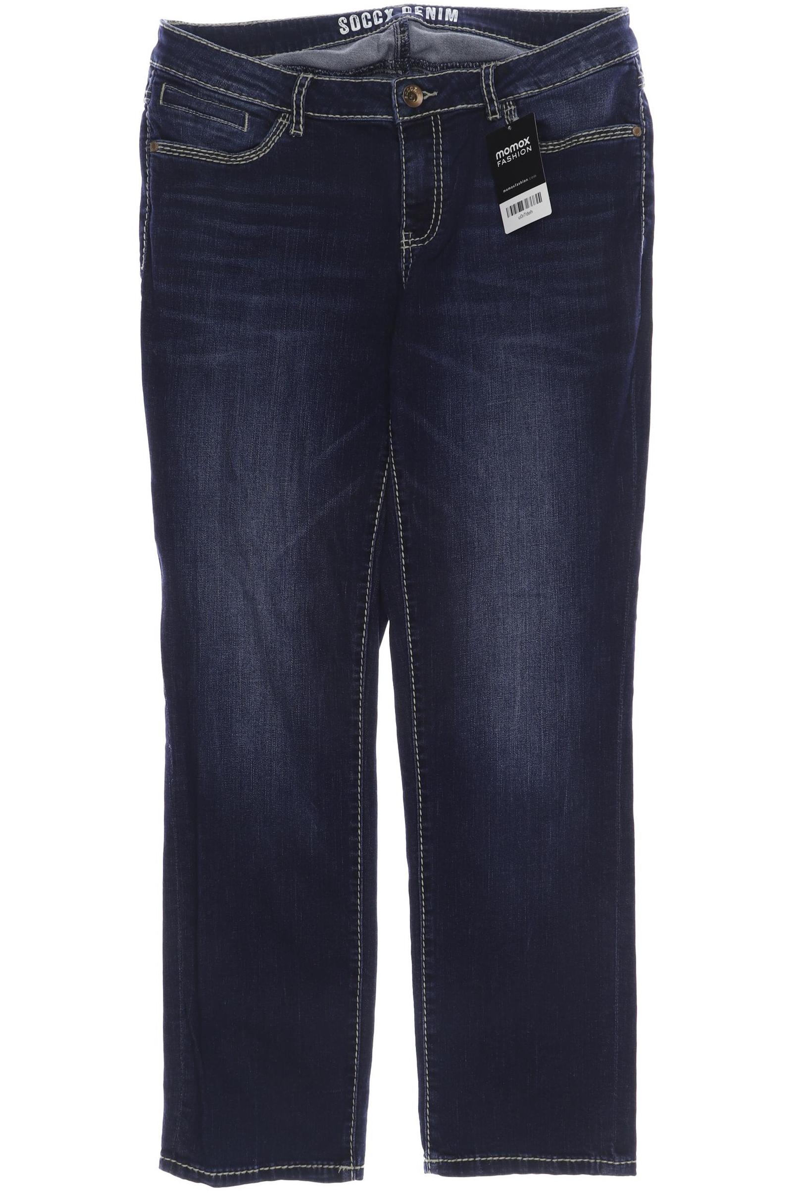 

SOCCX Damen Jeans, marineblau
