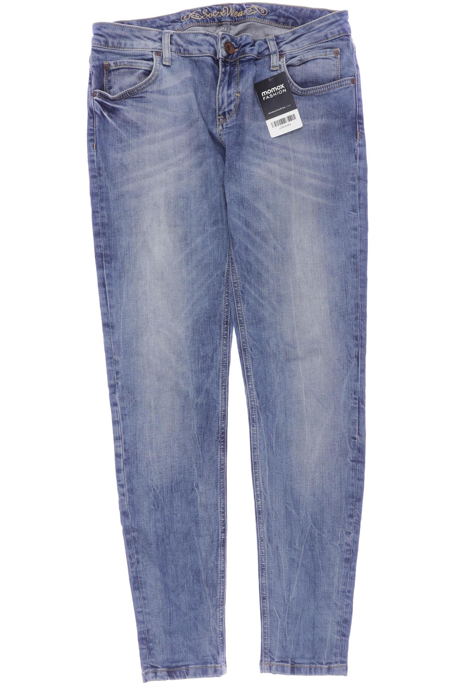 

Soccx Damen Jeans, blau, Gr. 30
