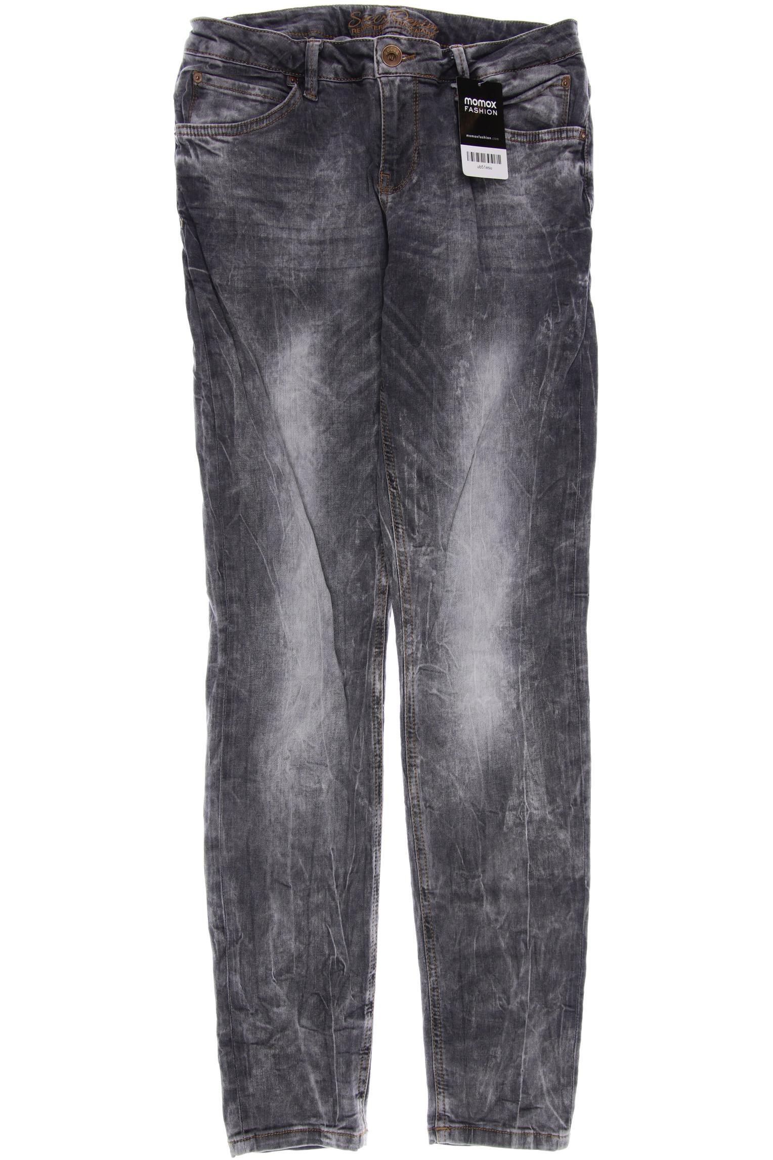 

SOCCX Damen Jeans, grau
