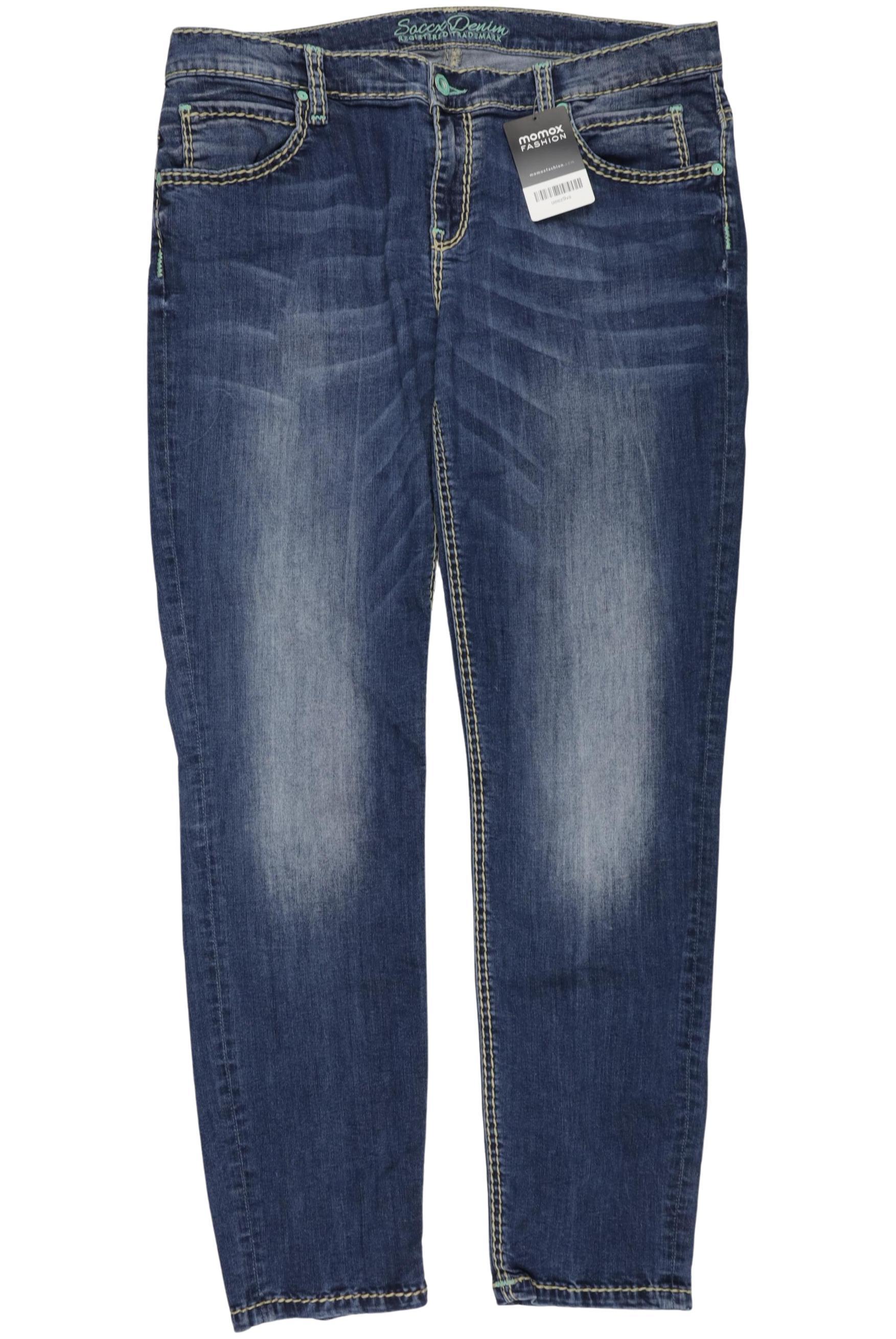 

Soccx Damen Jeans, blau, Gr. 33