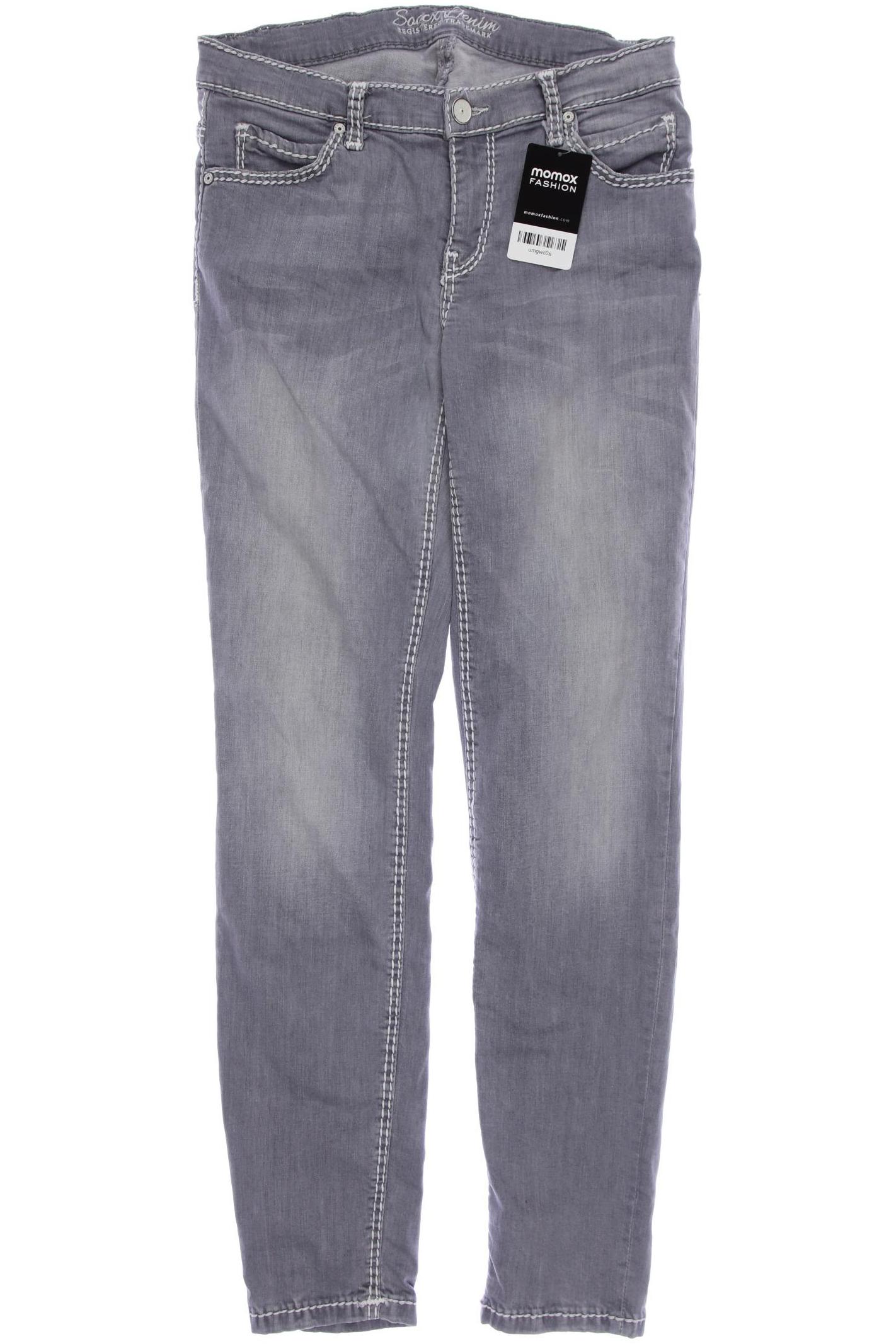 

Soccx Damen Jeans, grau, Gr. 29