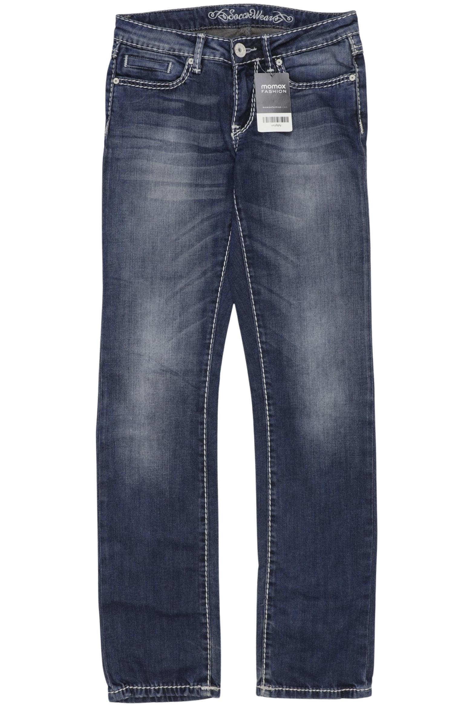 

Soccx Damen Jeans, blau, Gr. 26