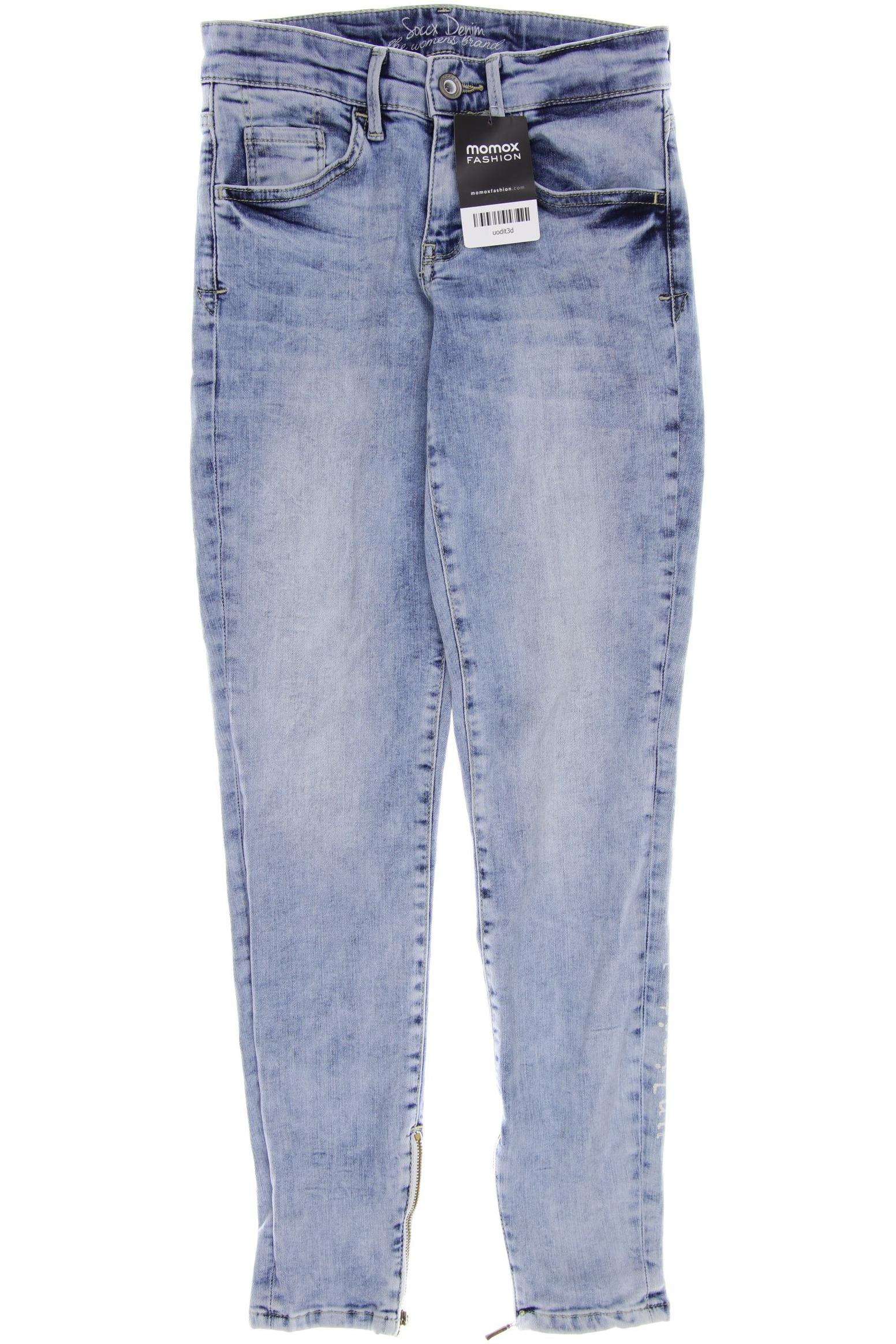 

SOCCX Damen Jeans, blau