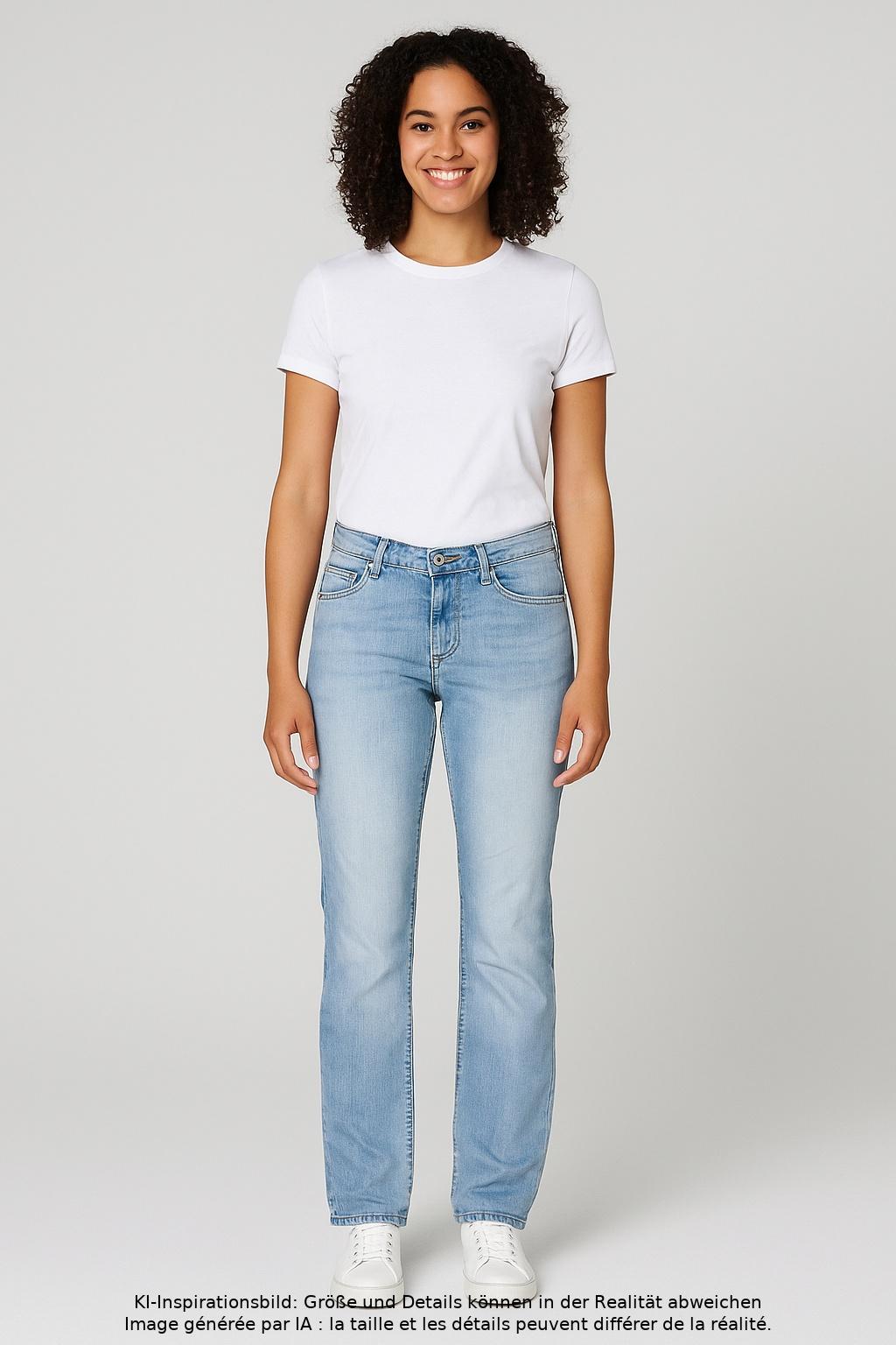 

Soccx Damen Jeans, hellblau, Gr. 29