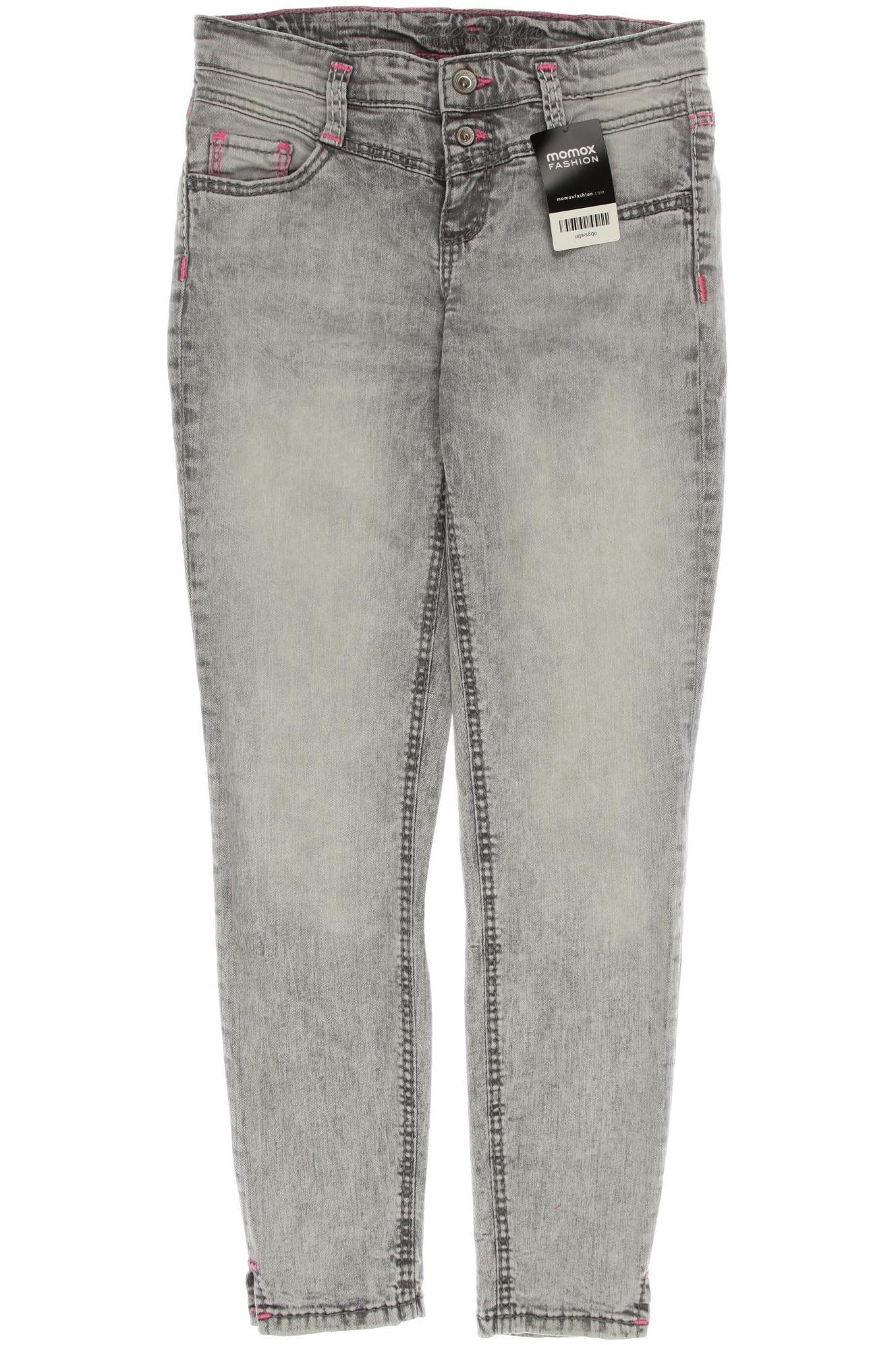 

SOCCX Damen Jeans, grau