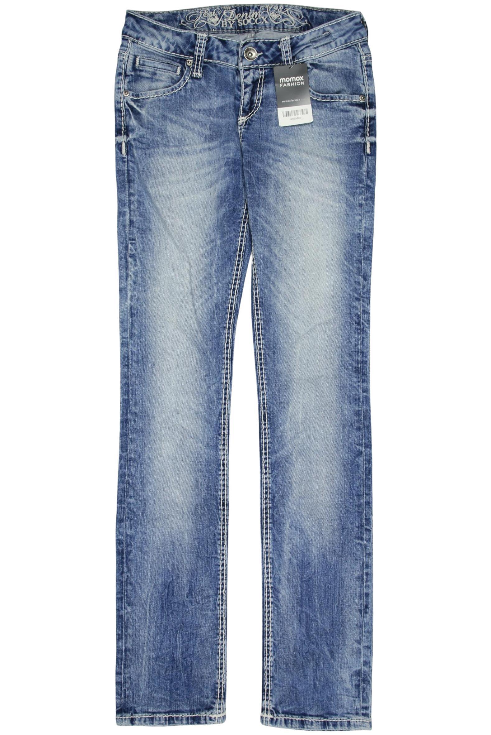 

Soccx Damen Jeans, blau, Gr. 26