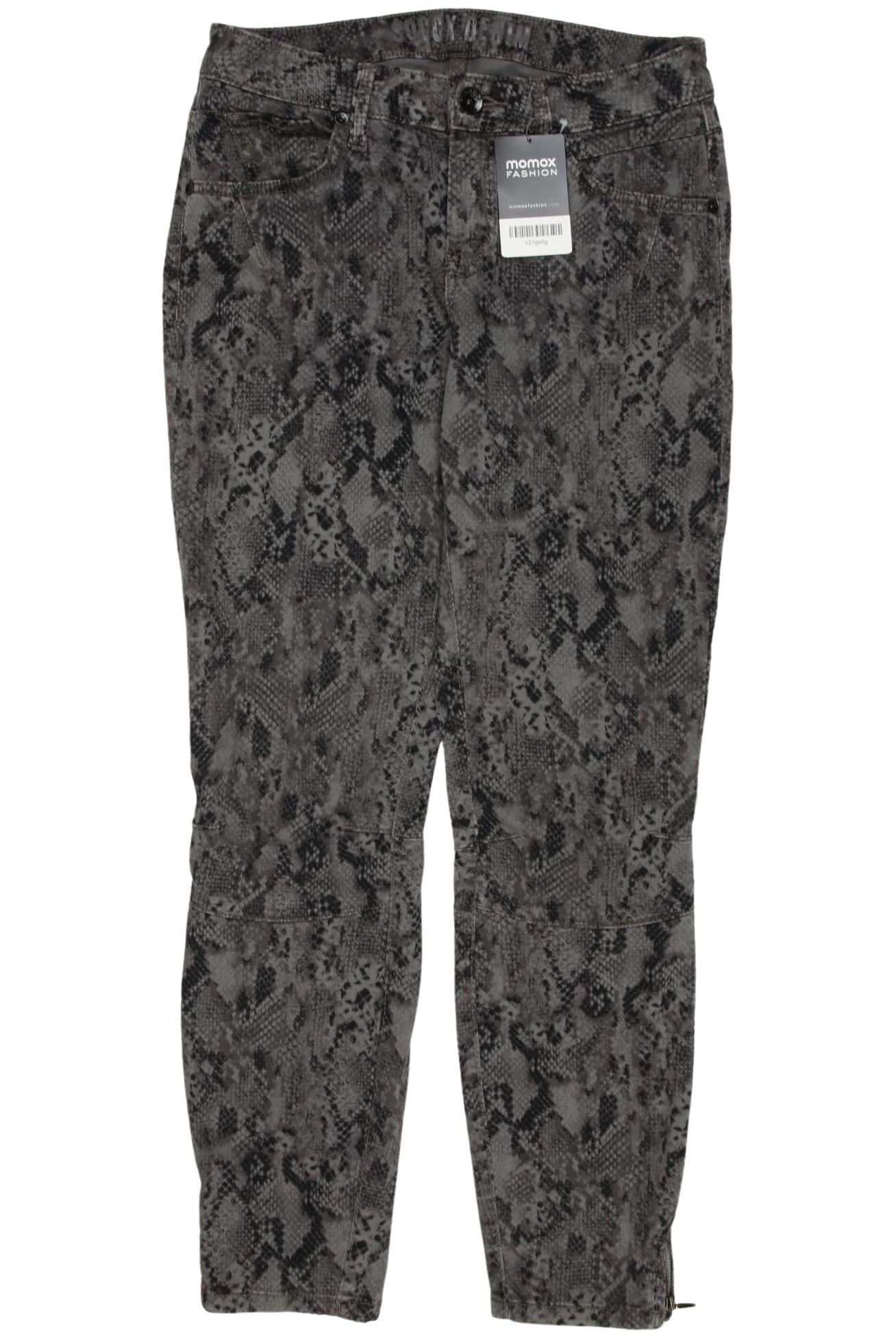 

Soccx Damen Jeans, grau, Gr. 28