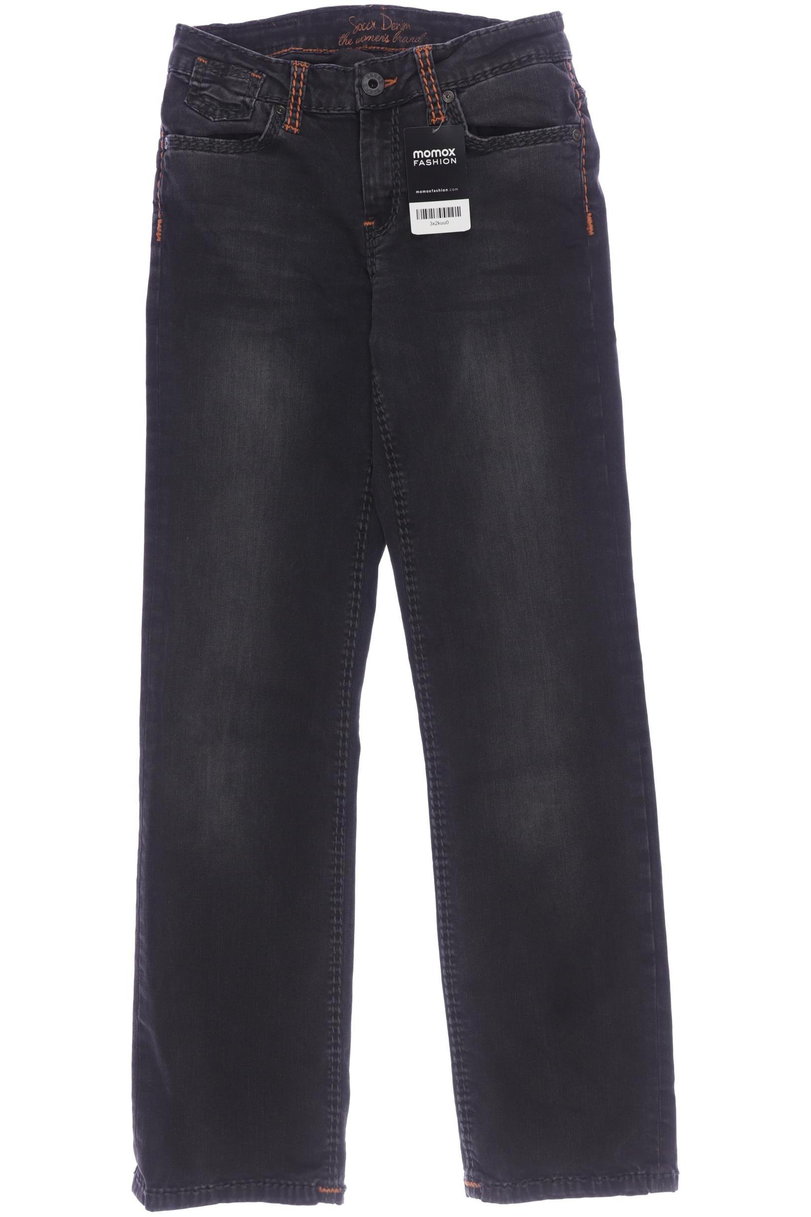 

Soccx Damen Jeans, grau, Gr. 27