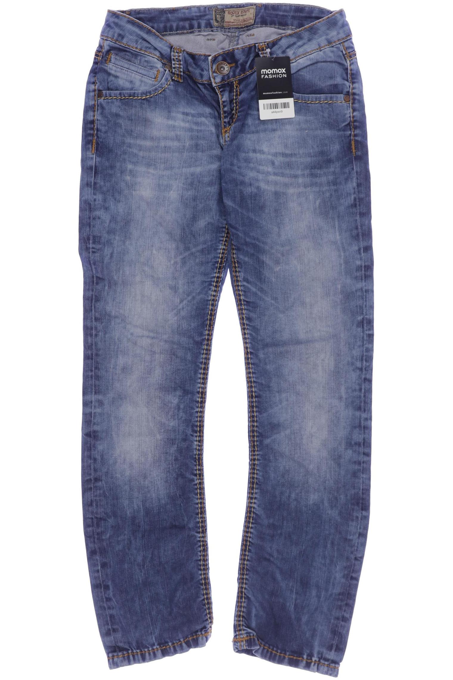 

Soccx Damen Jeans, blau, Gr. 29