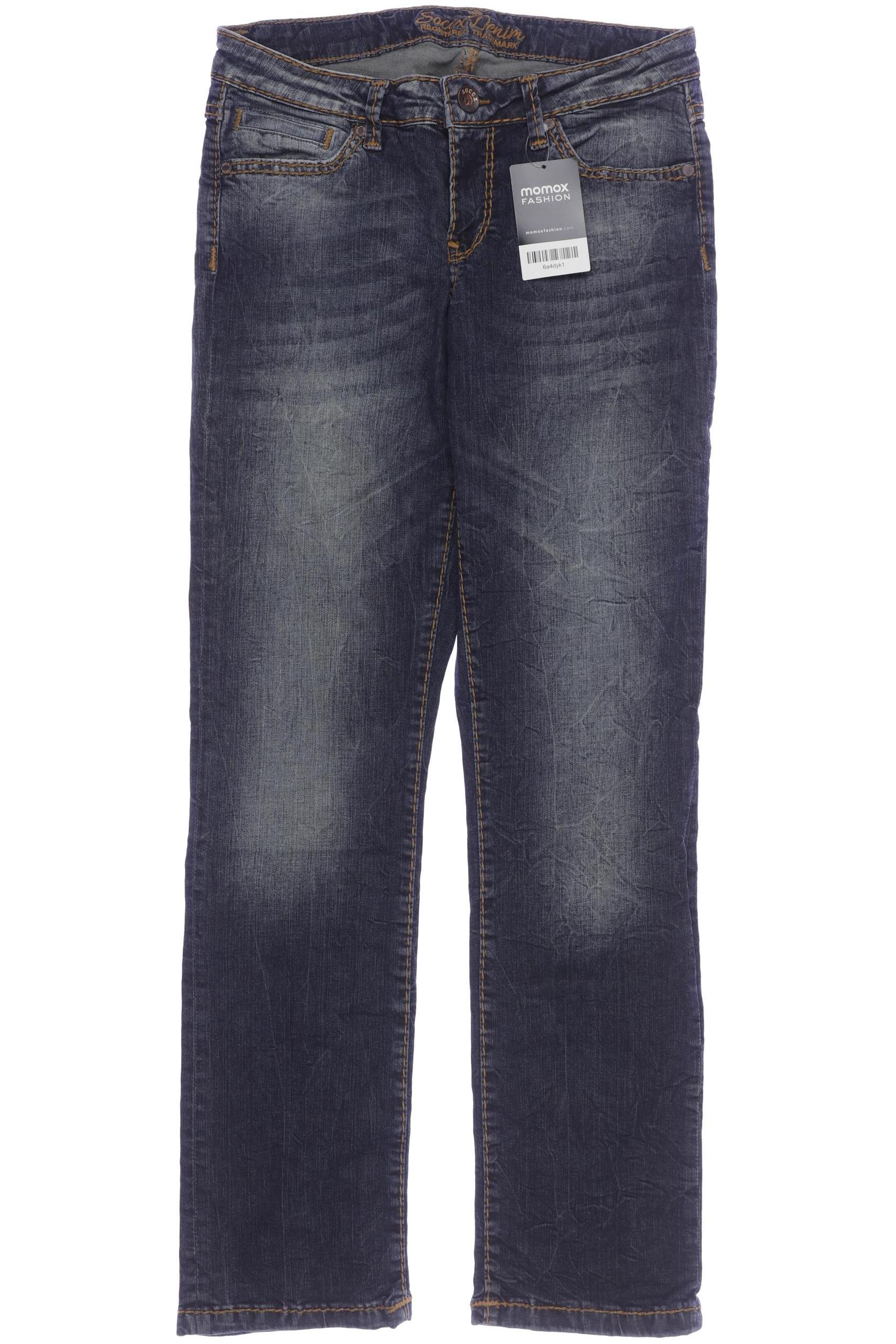 

Soccx Damen Jeans, marineblau, Gr. 28