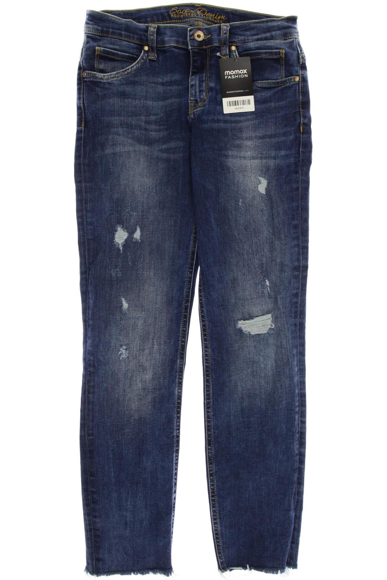 

SOCCX Damen Jeans, marineblau