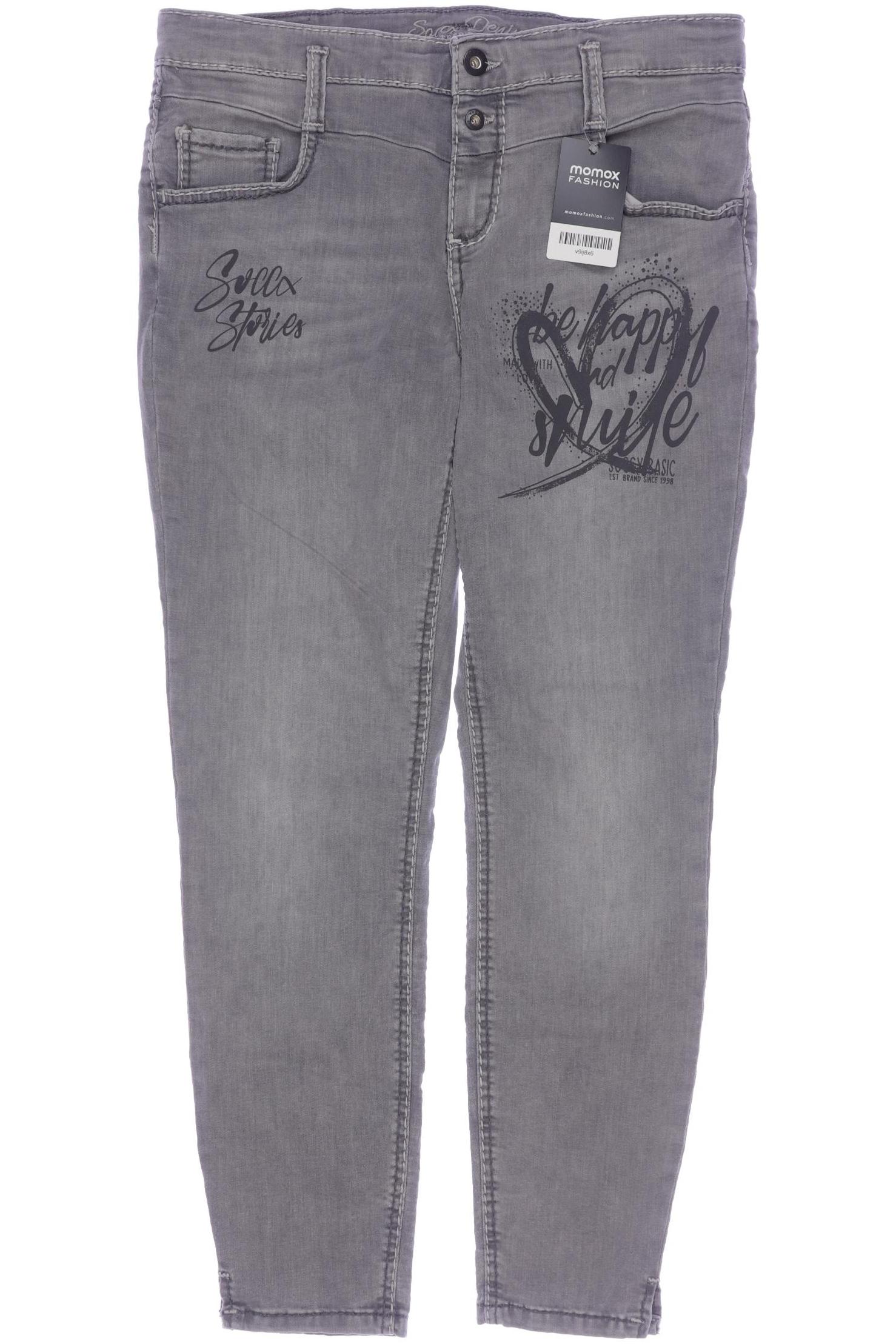 

Soccx Damen Jeans, grau, Gr. 32