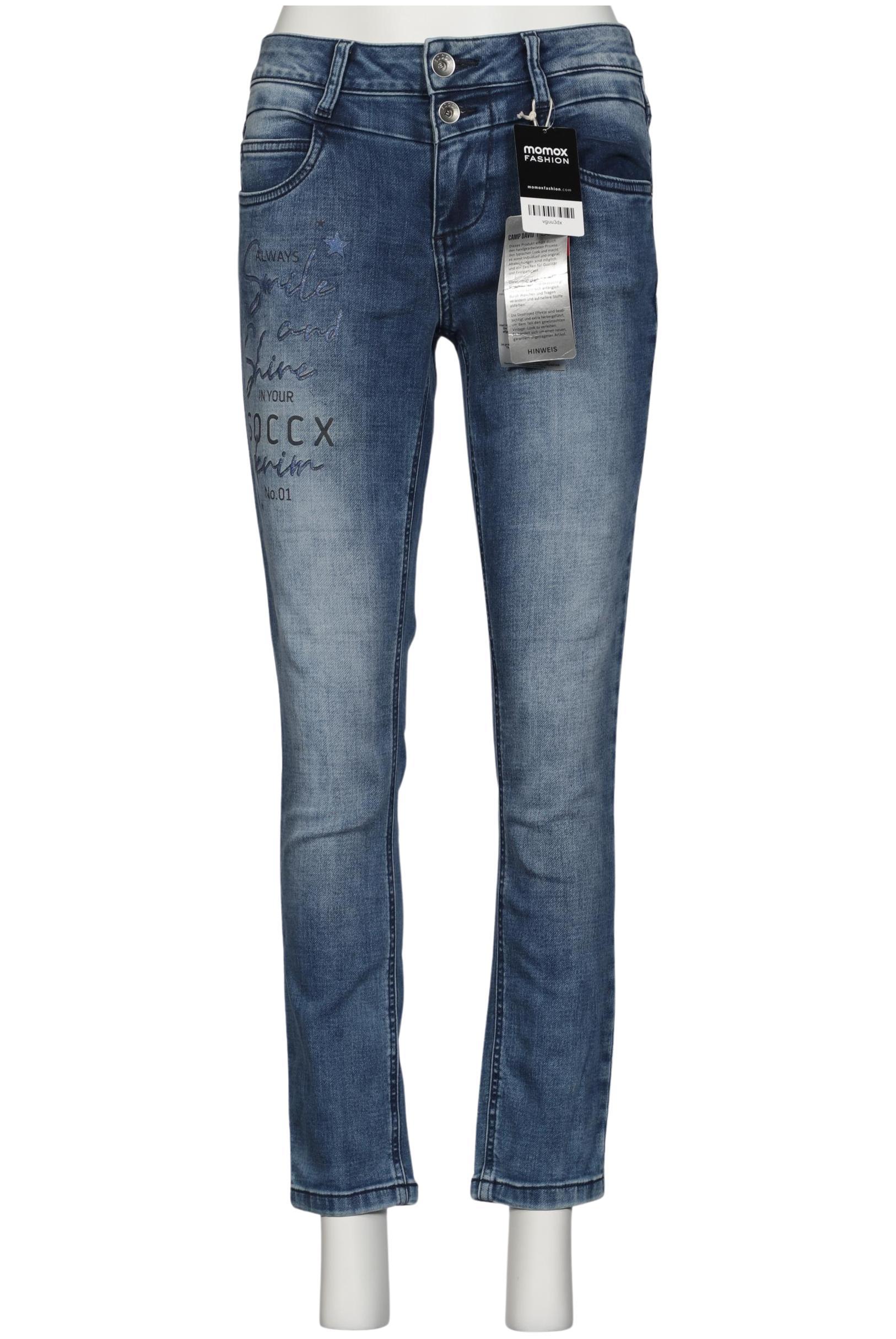 

Soccx Damen Jeans, blau, Gr. 28