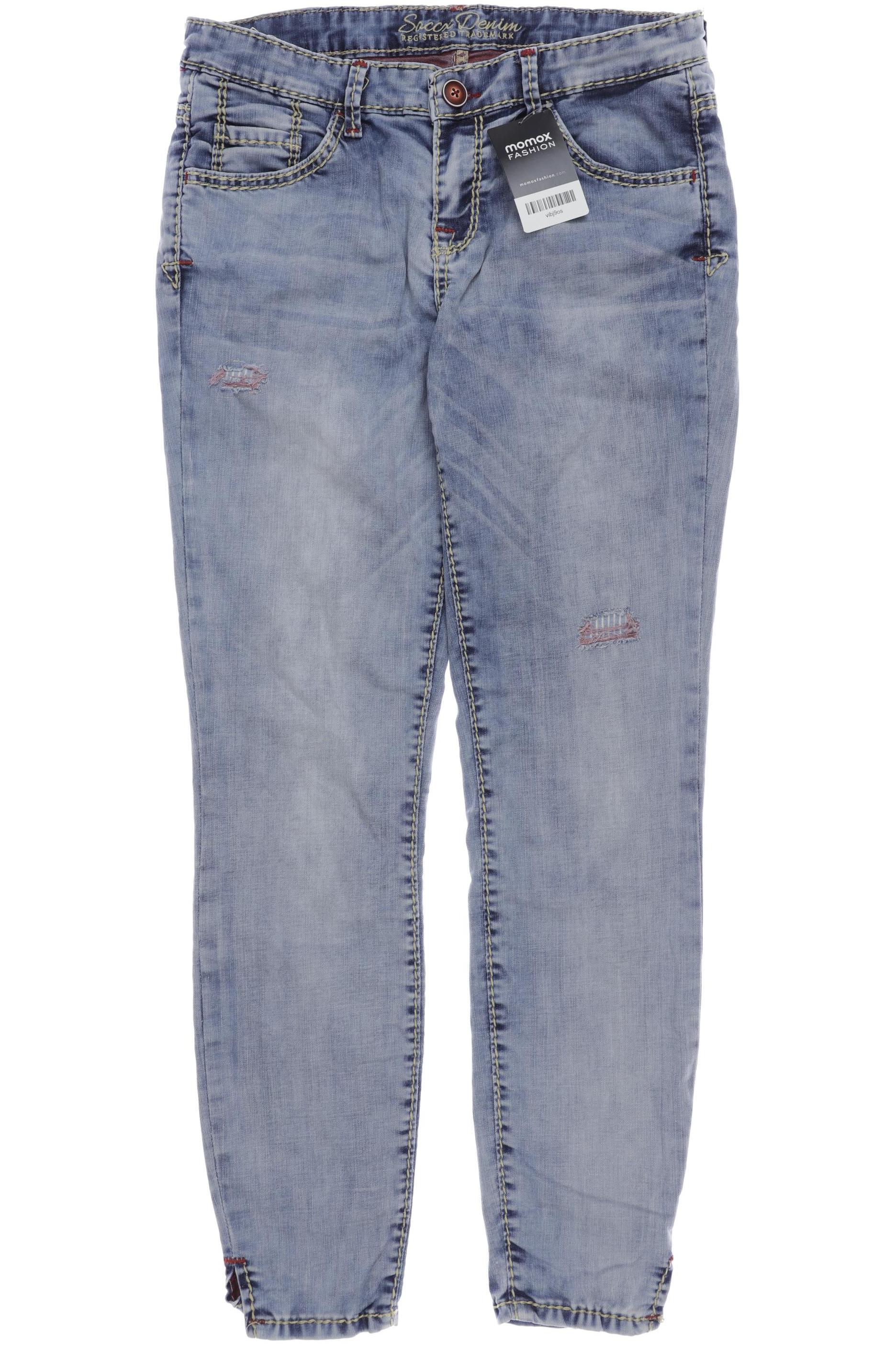 

Soccx Damen Jeans, blau, Gr. 30